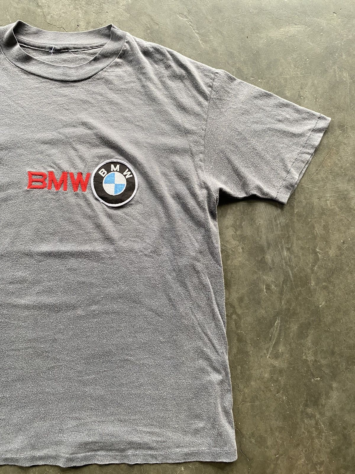 Vintage Vintage Trash Faded Embroidery BMW Shirt Size US L / EU 52-54 / 3 - 4 Thumbnail