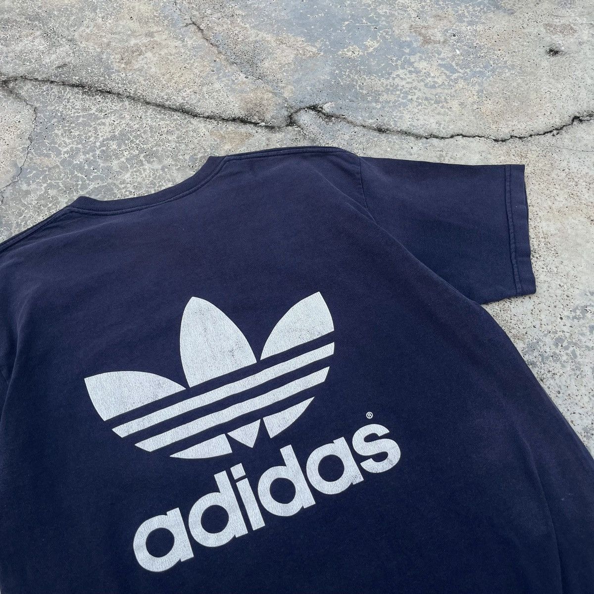 Adidas Adidas 90s Trefoil Nice Big Logo Mirror Print Out Design Size US XL / EU 56 / 4 - 4 Thumbnail