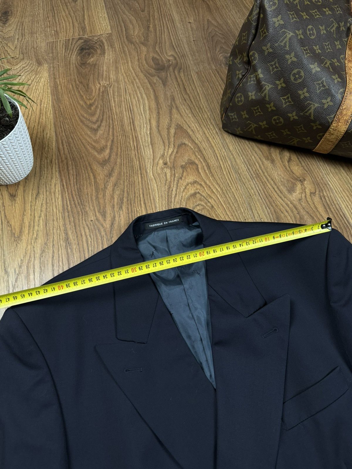 Yves Saint Laurent Vintage wool blazer Yves Saint Laurent original luxury item Size 52S - 8 Thumbnail