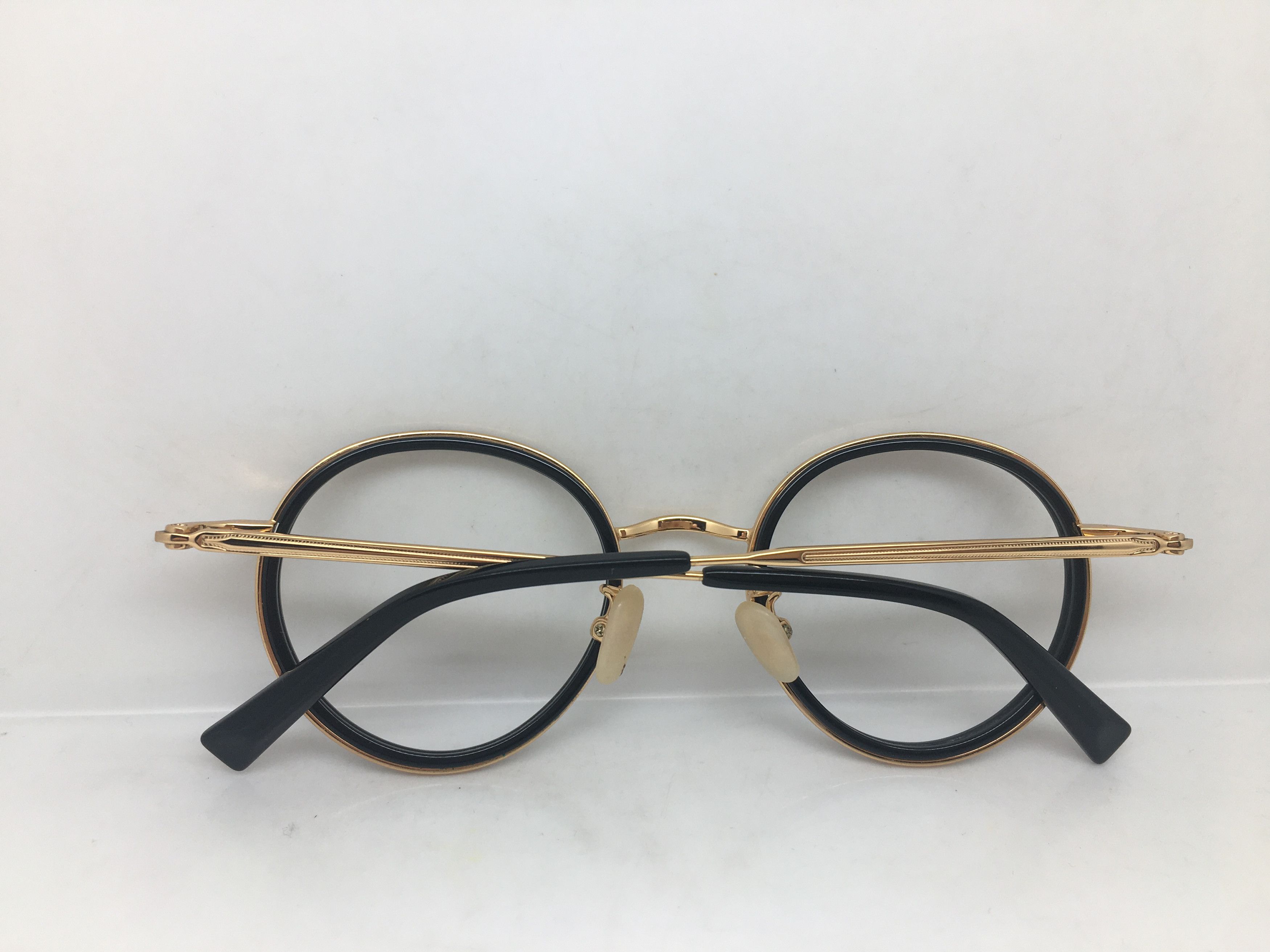 Other Manomos Gold Round Eyeglasses Frame GREAT GATSBY Size ONE SIZE - 9 Thumbnail