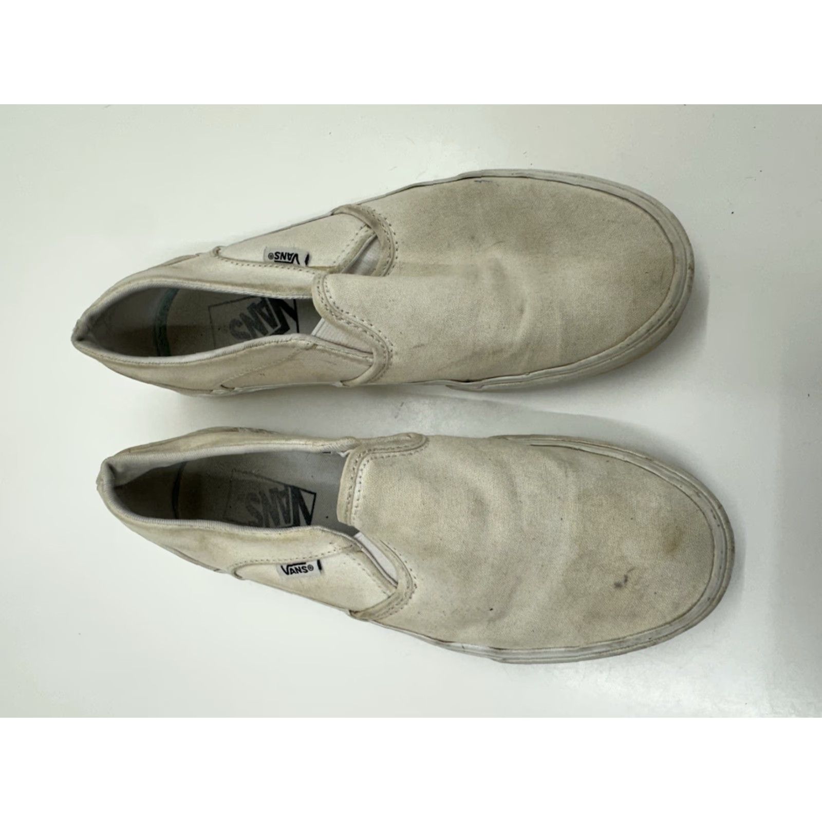 Vans Vans Off The Wall Sneakers Women Size 7.5 White Skateboard Slip On Size US 8 / IT 38 - 2 Thumbnail
