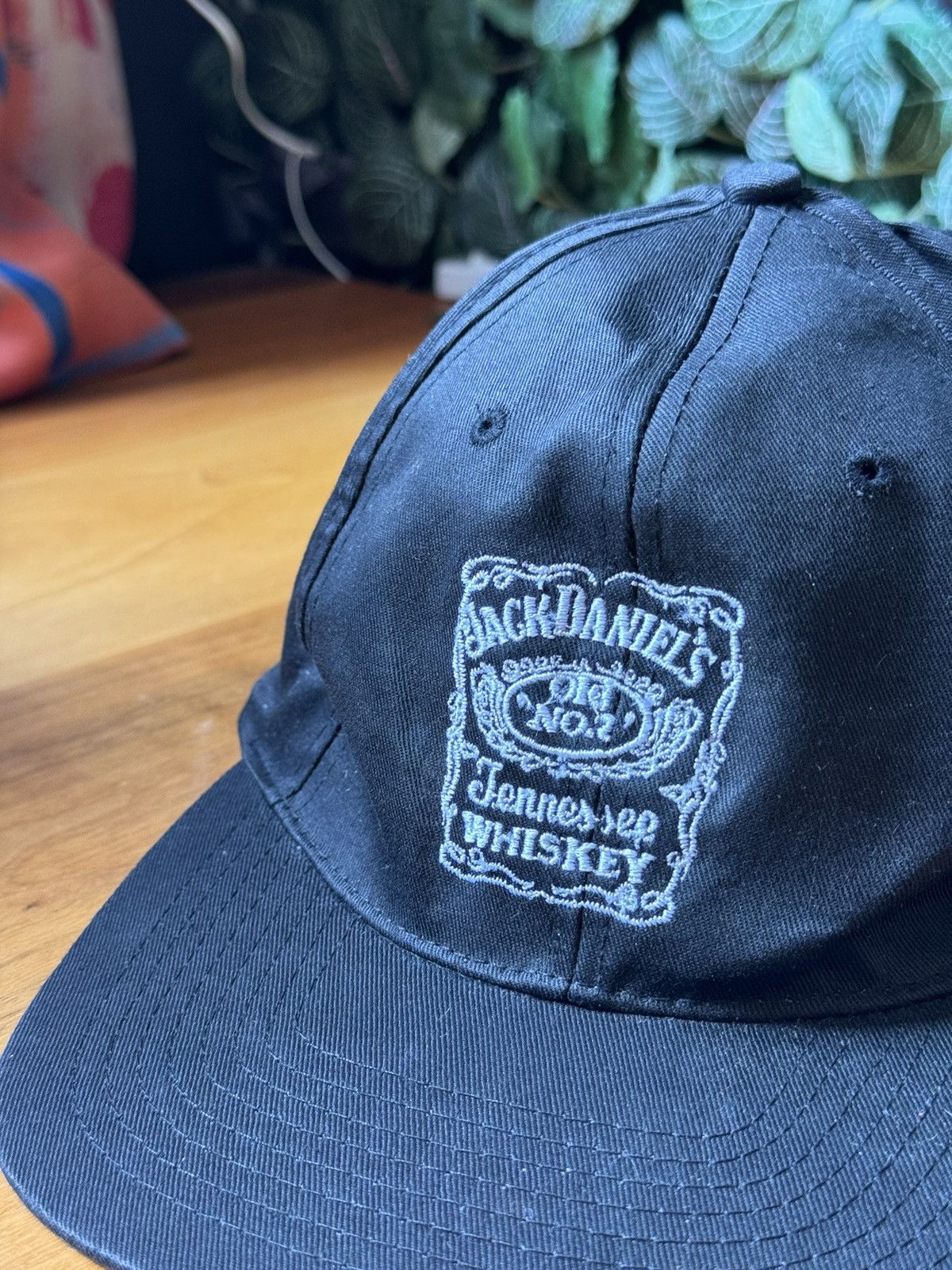 Vintage Vintage 90s DISTRESSED Jack Daniel’s Adjustable Hat Size ONE SIZE - 2 Thumbnail