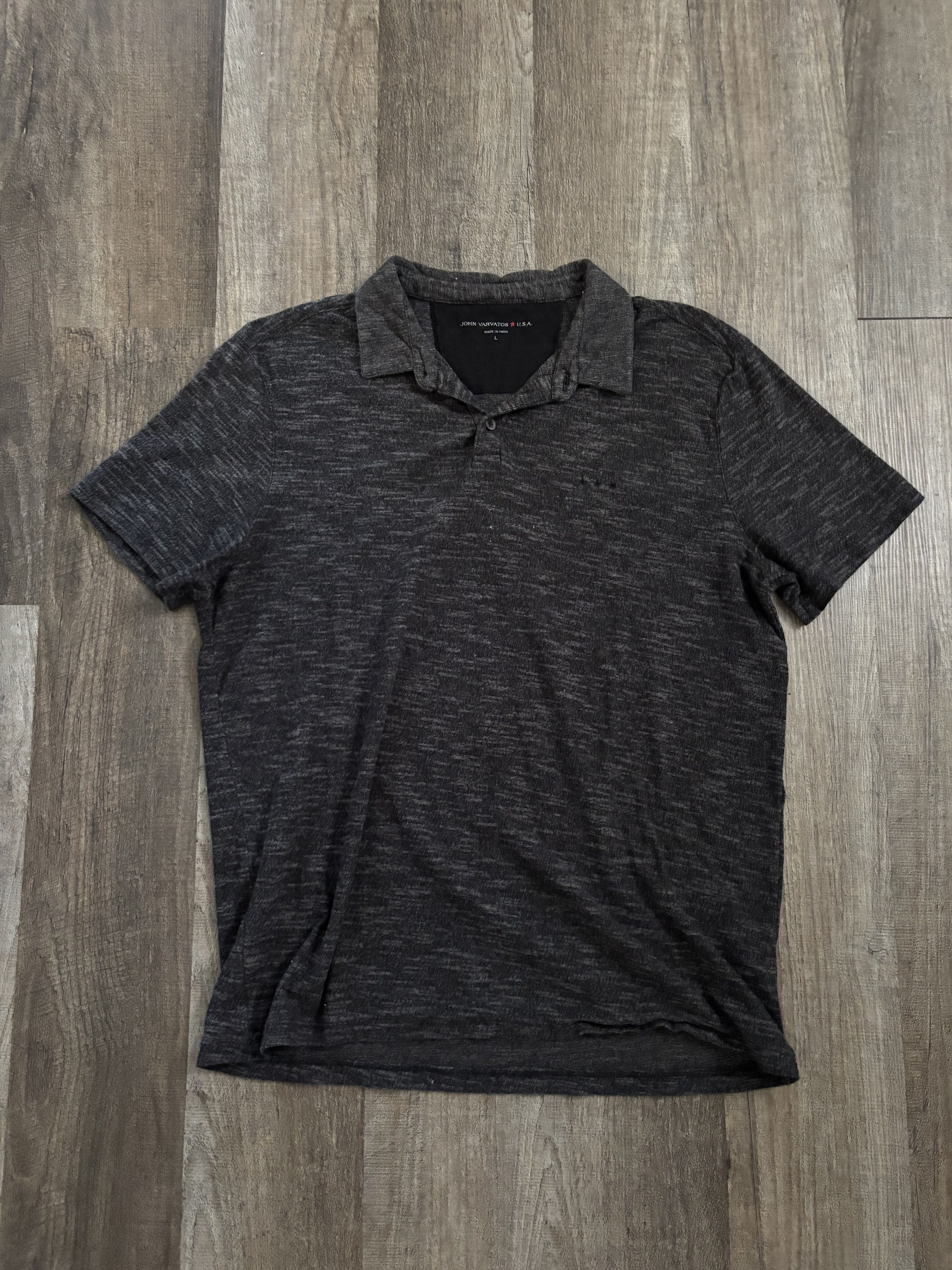 John Varvatos John Varvatos Knit Polo Shirt Size US L / EU 52-54 / 3 - 1 Thumbnail
