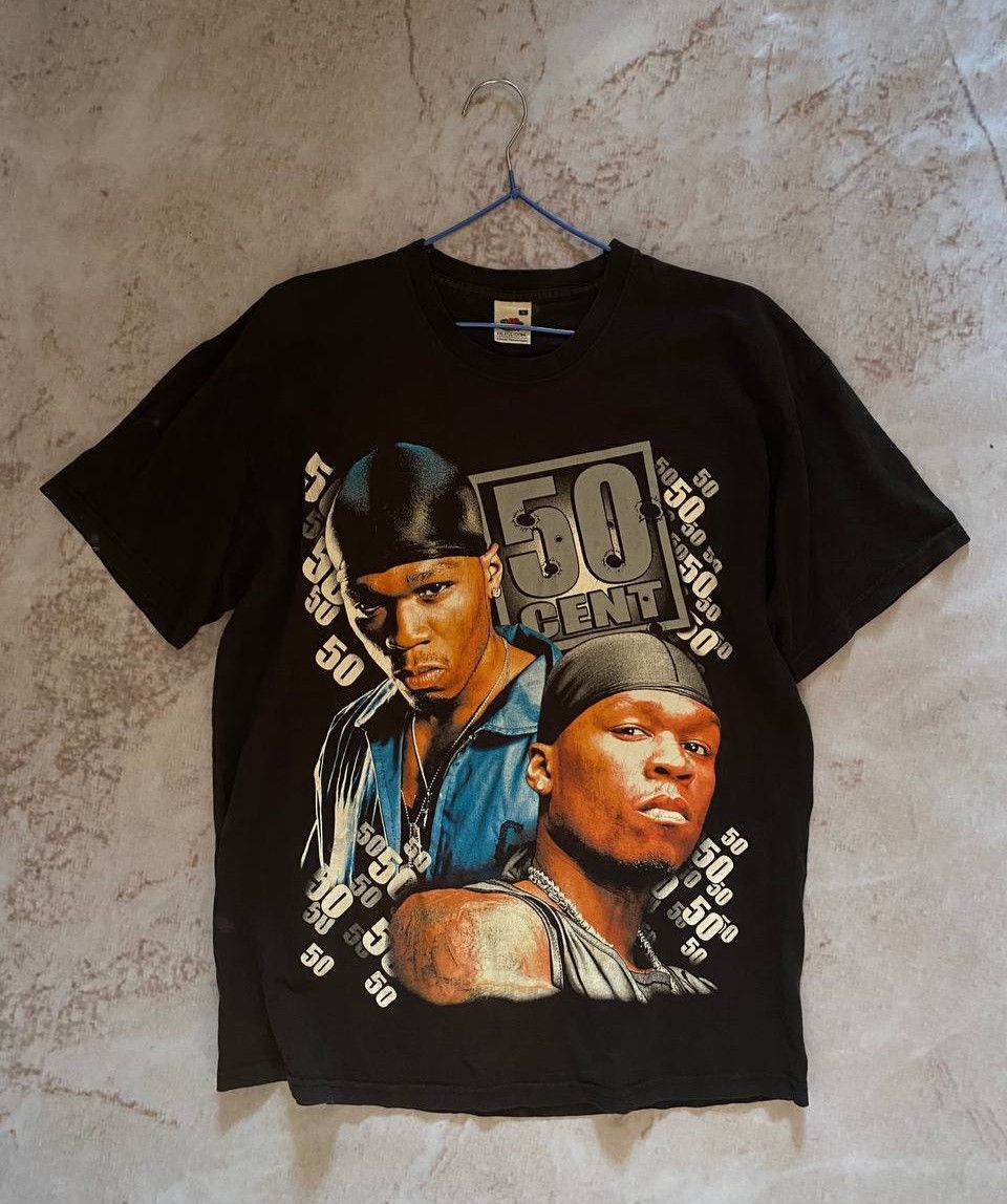 50 Cent Vintage 50 Cent Rap T-Shirt Size US M / EU 48-50 / 2 - 1 Thumbnail
