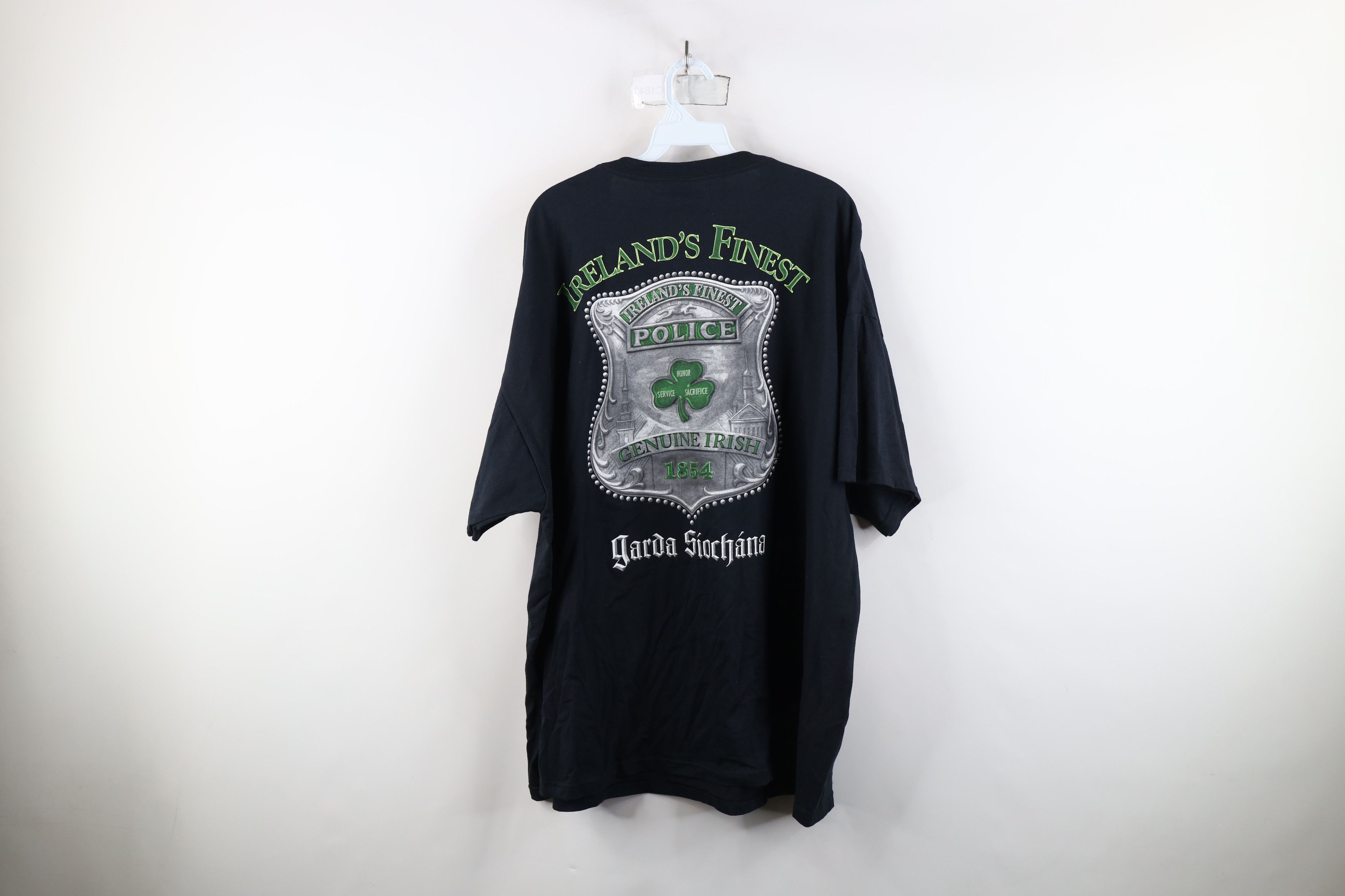 Vintage Deadstock Vintage Streetwear Police Garda Siochana T-Shirt Size US XXL / EU 58 / 5 - 9 Thumbnail
