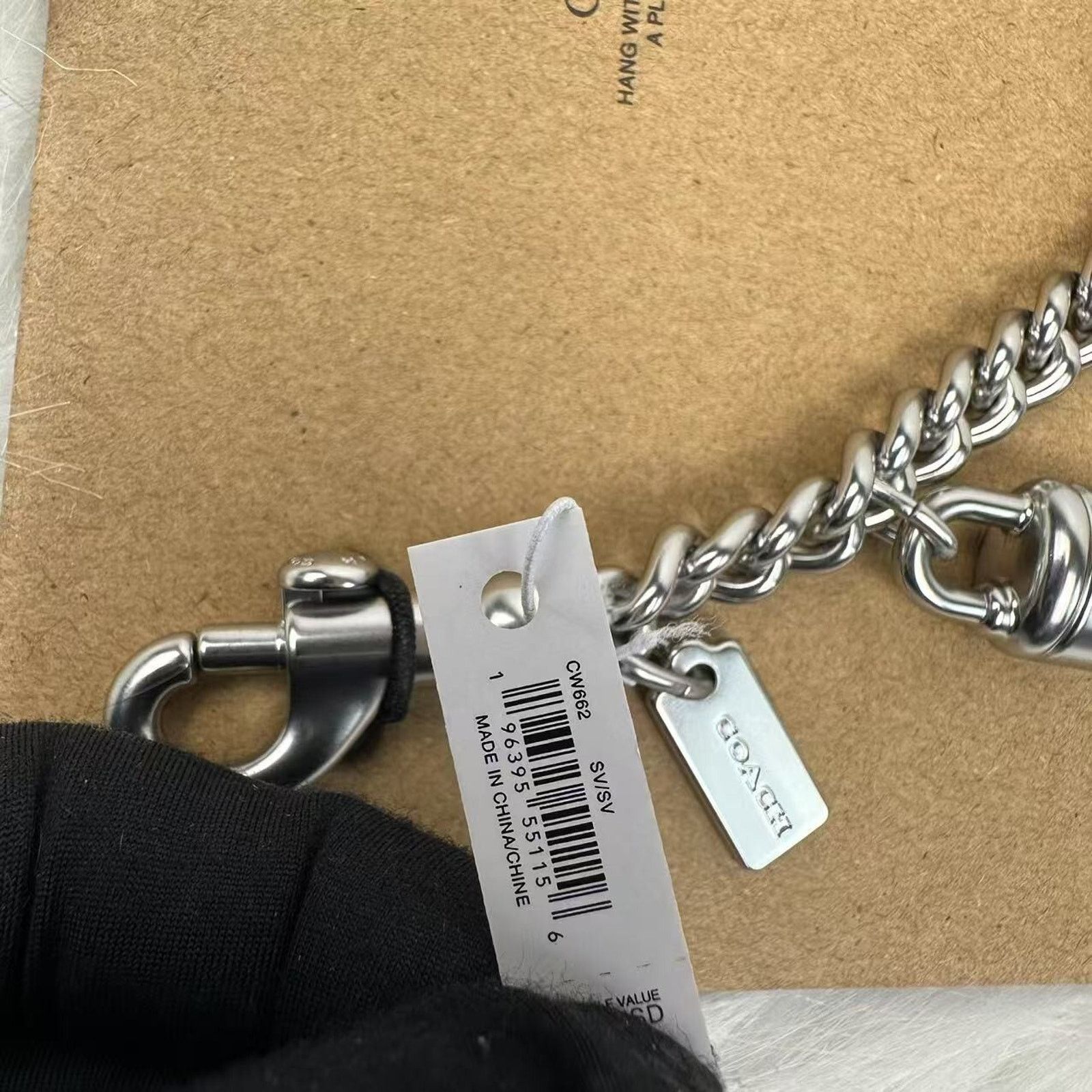 Coach Coach Silver Swagger Chain With Charms CW662 NWT Size ONE SIZE - 9 Thumbnail