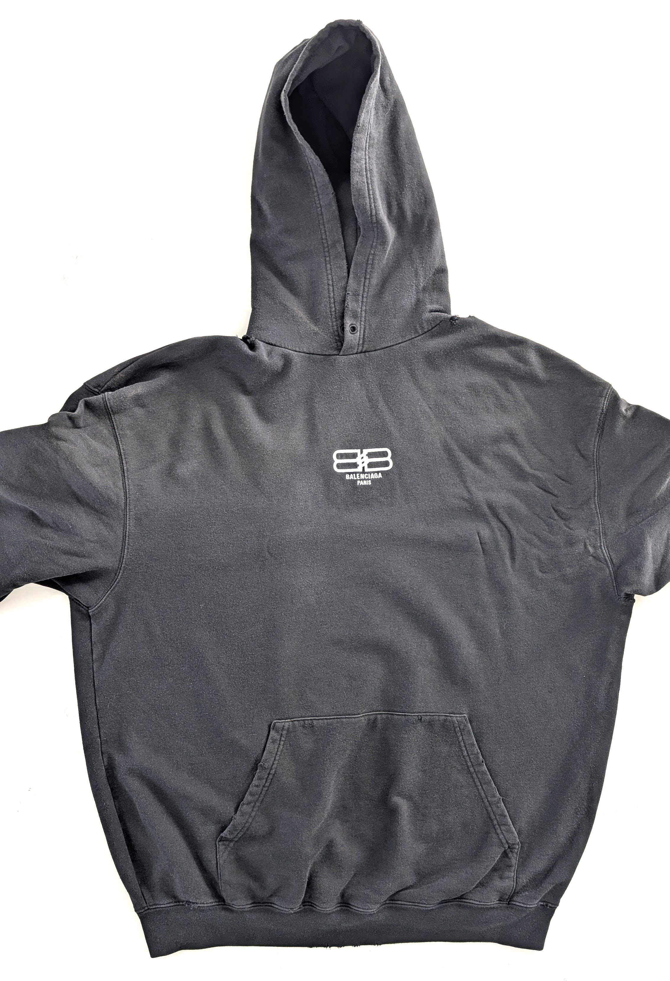 Balenciaga Balenciaga BB Pixel Embroidery Hoodie Sweatshirt FW22 Size US M / EU 48-50 / 2 - 2 Thumbnail