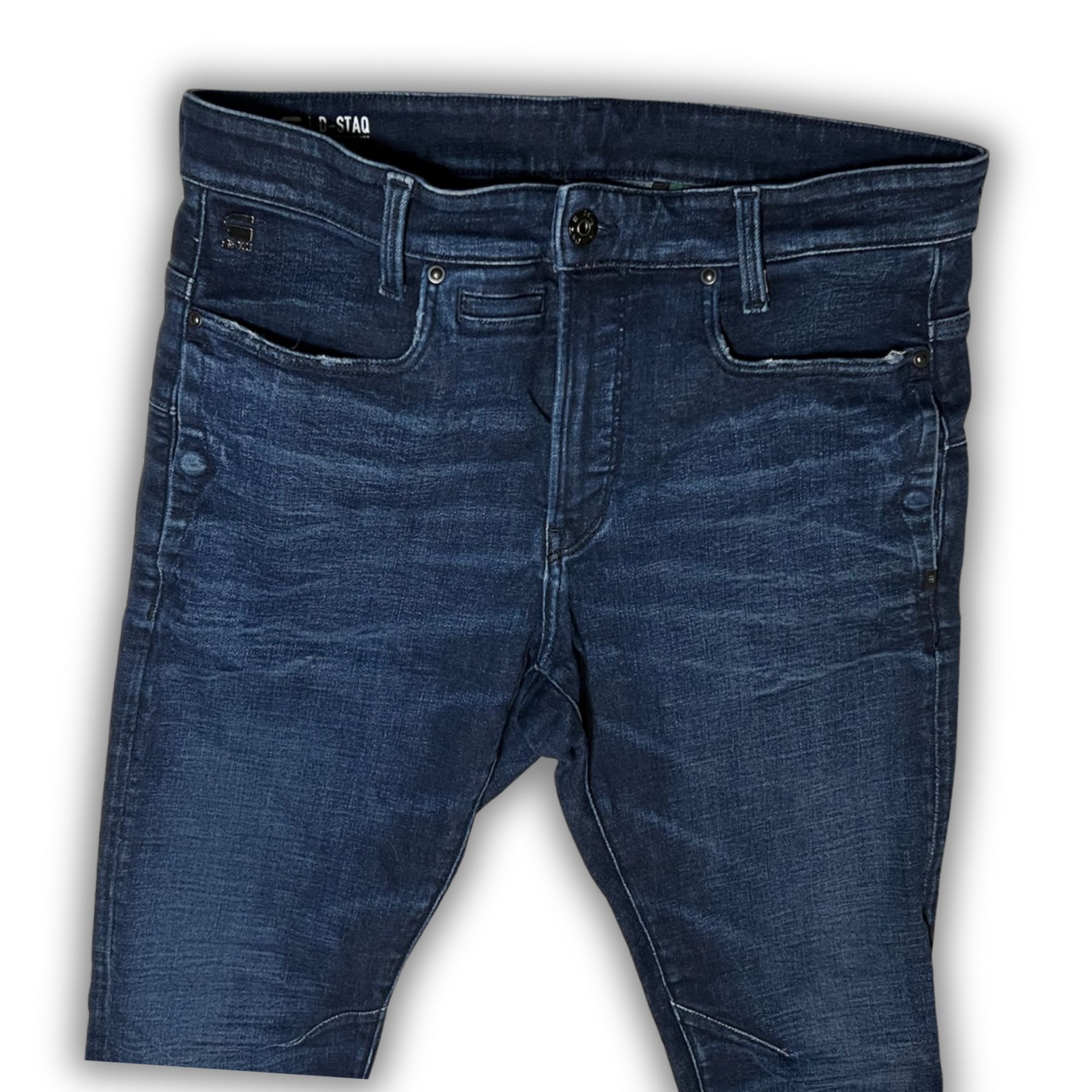 Other G-Star Raw D-Staq Slim Jeans Dark Wash Size 33 Made In Colom Size 33" - 4 Thumbnail