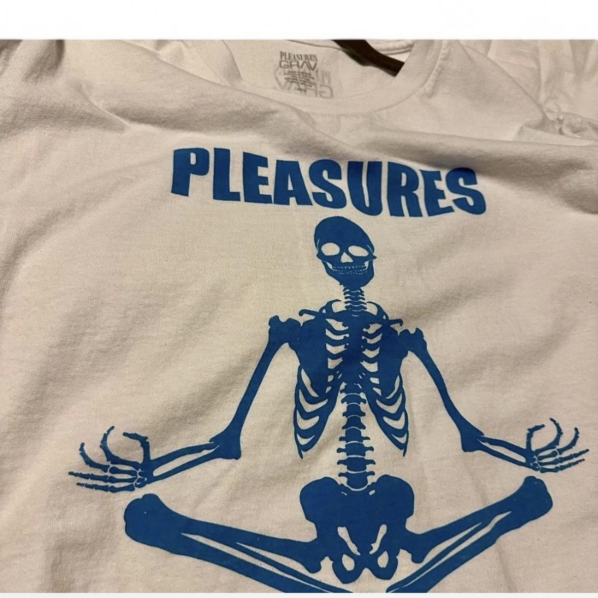 Pleasures Pleasures x GRAV labs custom screen printed skeleton shirt Size US L / EU 52-54 / 3 - 3 Thumbnail