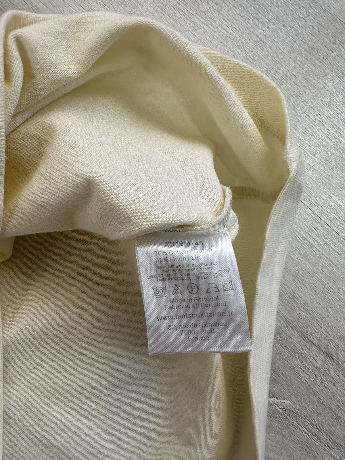 Maison Kitsune Maison Kitsune Tshirt Big Logo Tee Size US M / EU 48-50 / 2 - 5 Thumbnail