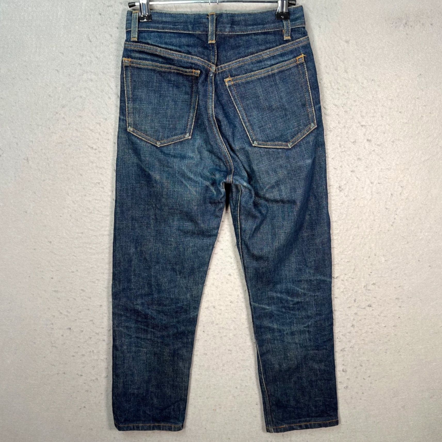 A.P.C. A.P.C. Womens Jeans Blue Raw Denim 25 Tapered Leg Made In France Size 42" / US 20 - 2 Thumbnail