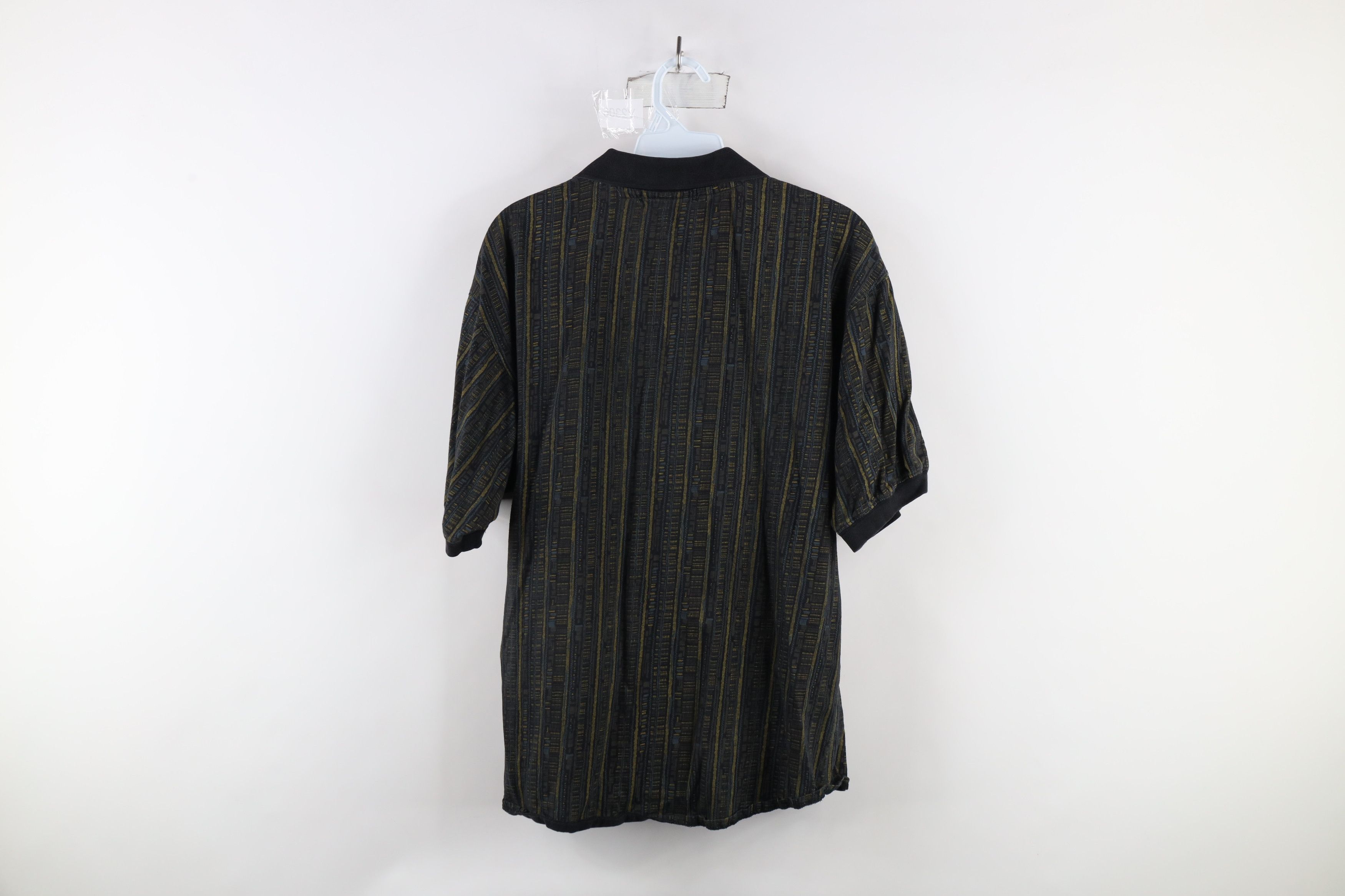 Vintage Vintage 90s Streetwear Abstract Striped Golf Polo Shirt Size US M / EU 48-50 / 2 - 5 Thumbnail