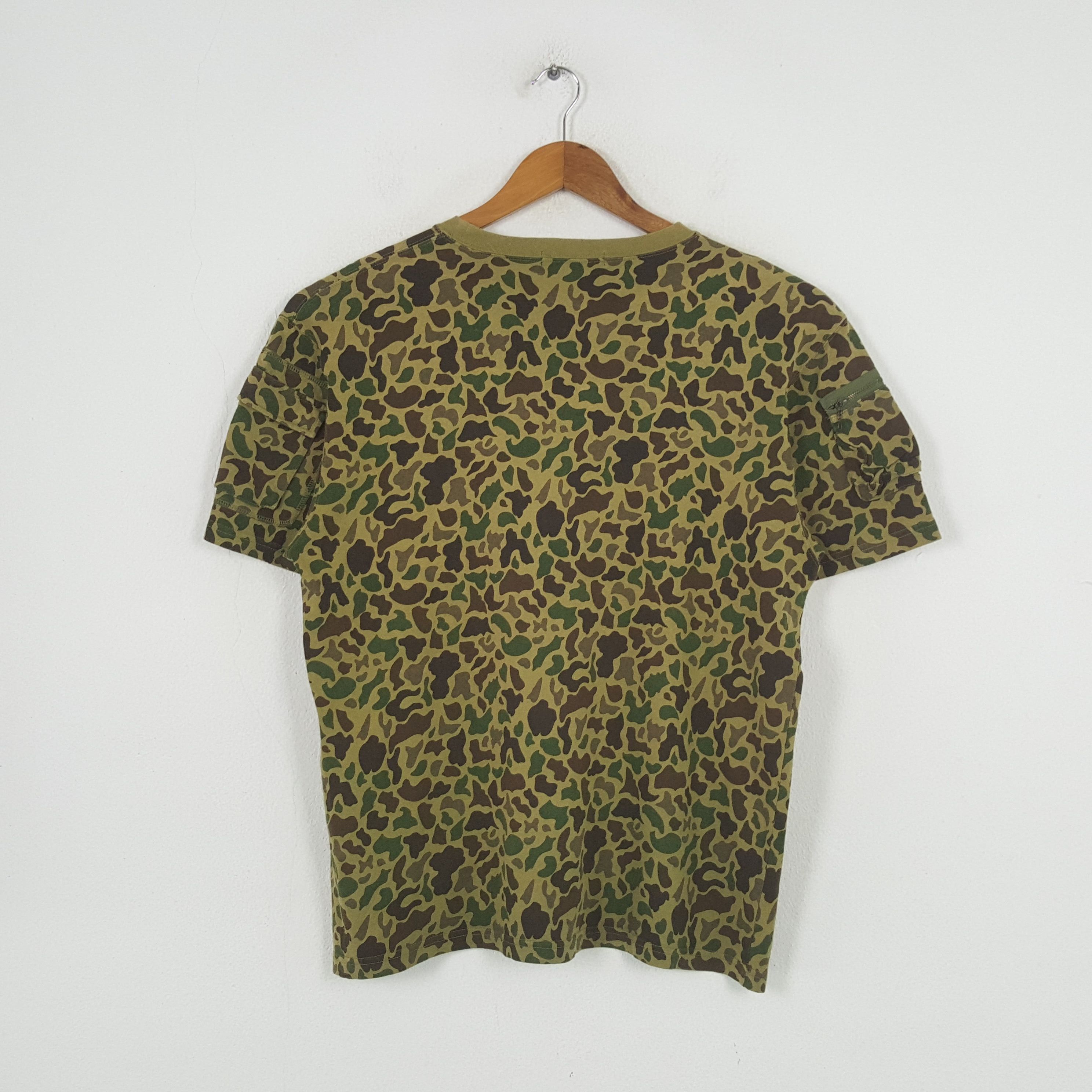 Global Work × Japanese Brand × Vintage Vintage GLOBAL WORK Japan Brand Camo T-shirt C285N25 Size US XL / EU 56 / 4 - 3 Thumbnail