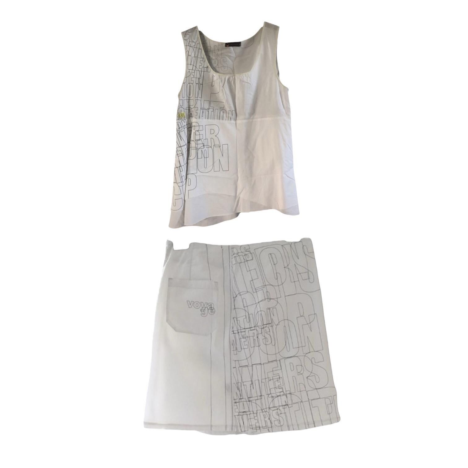 The Cop Copine White With Black Text Set