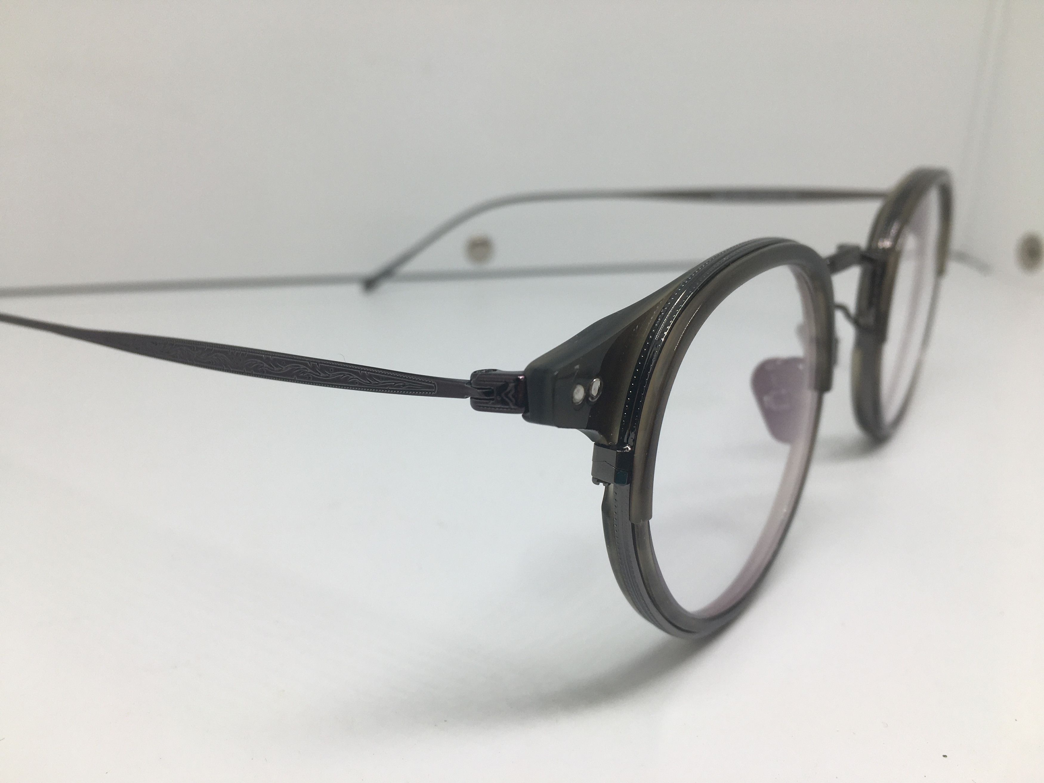 Other Handmade Gray Silver B Titanium Ivy League Eyeglasses Frame Size ONE SIZE - 1 Thumbnail