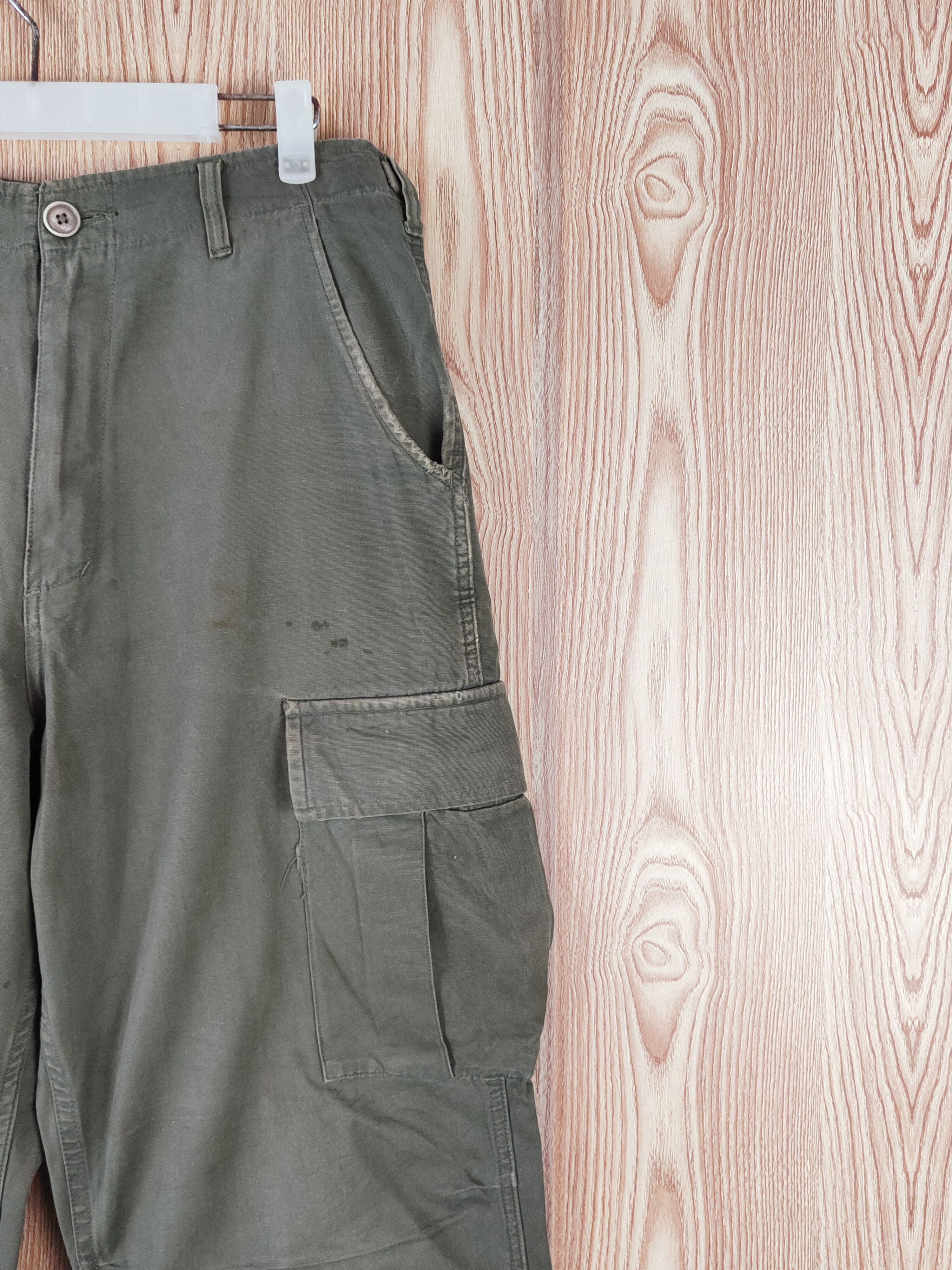Japanese Brand military vintage Green Tactical Cargo Pants #W619 Size US 30 / EU 46 - 5 Thumbnail