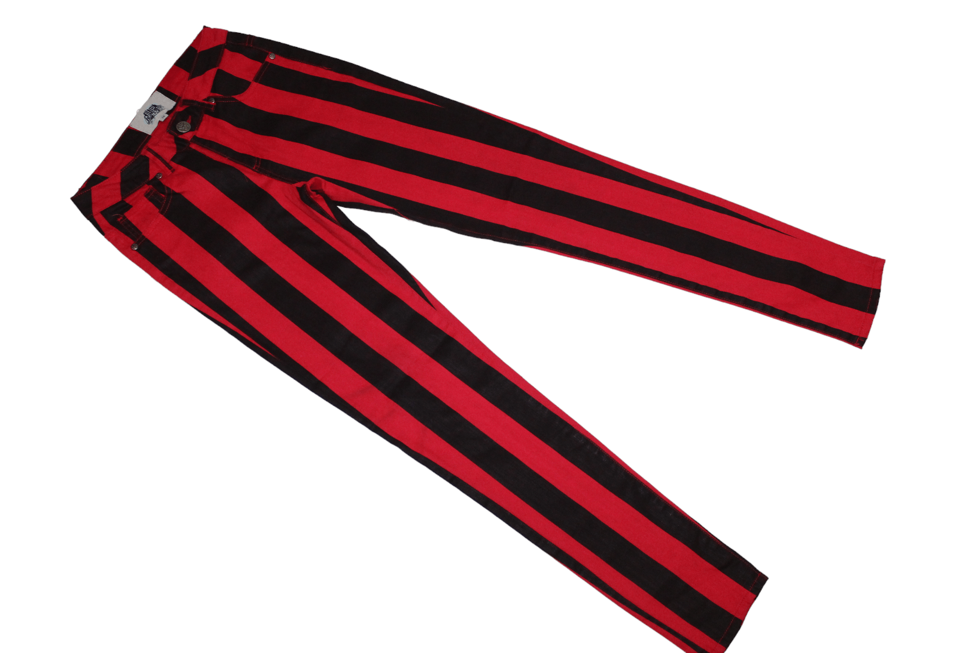 20471120 Jilted Generation Goth/Horror/Steam Punk Skinny StripedJean Size 28" / US 6 / IT 42 - 3 Thumbnail