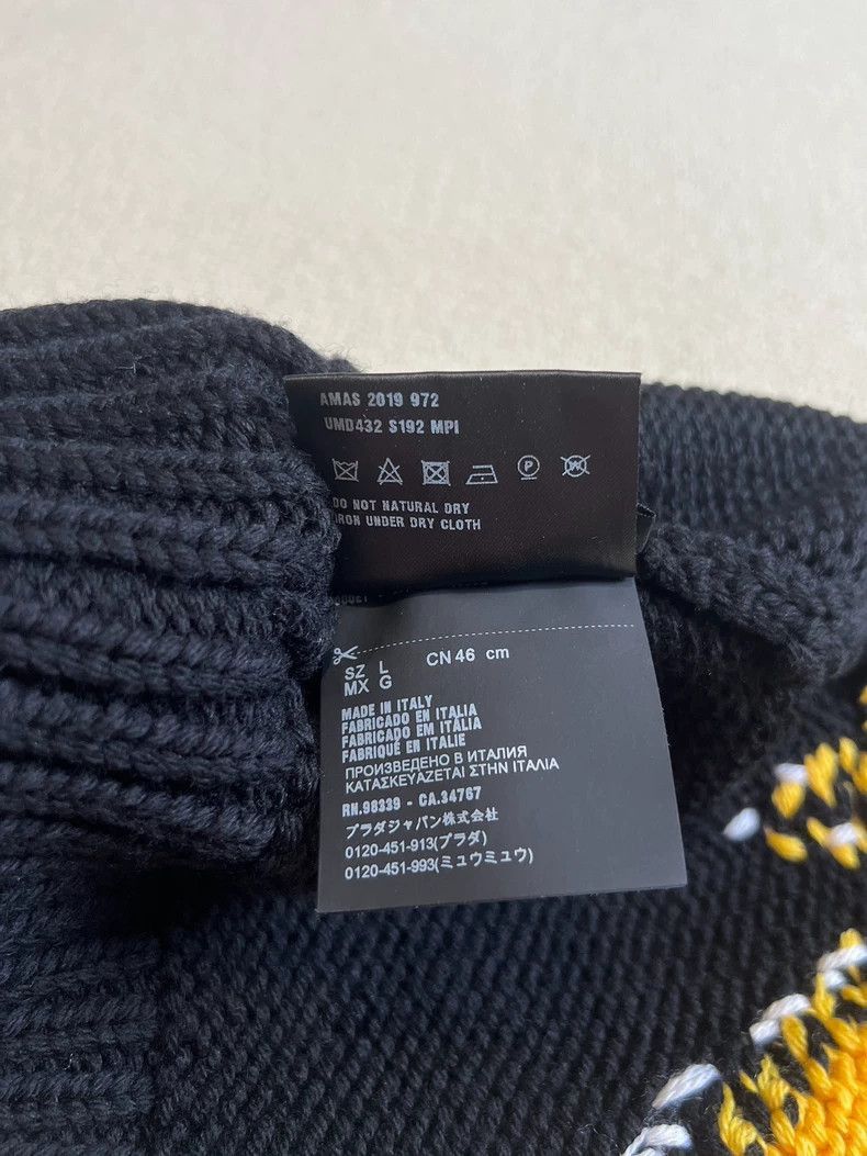 Prada Prada Size L Wool knitted hat size L -DMC-2508 Size ONE SIZE - 6 Thumbnail