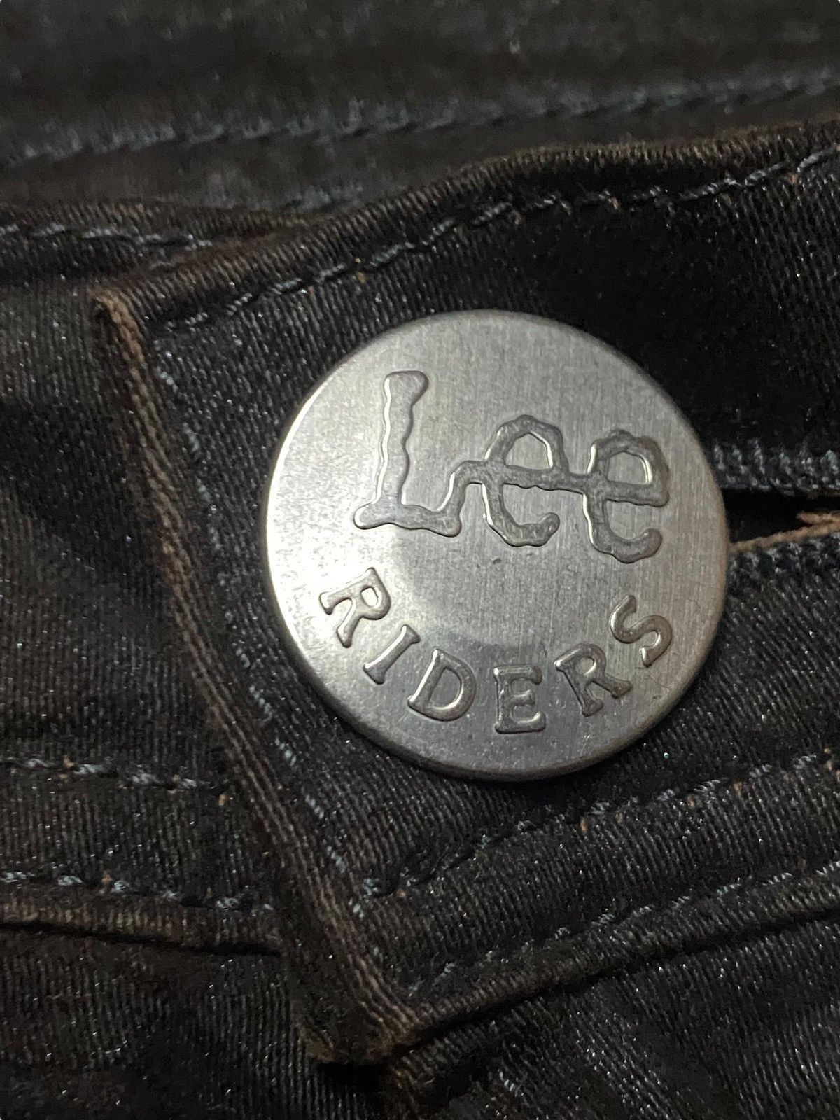 Lee × Number (N)ine Lee Riders Zipper Buckle Back Double Knee Skinny Jeans Size US 30 / EU 46 - 14 Thumbnail