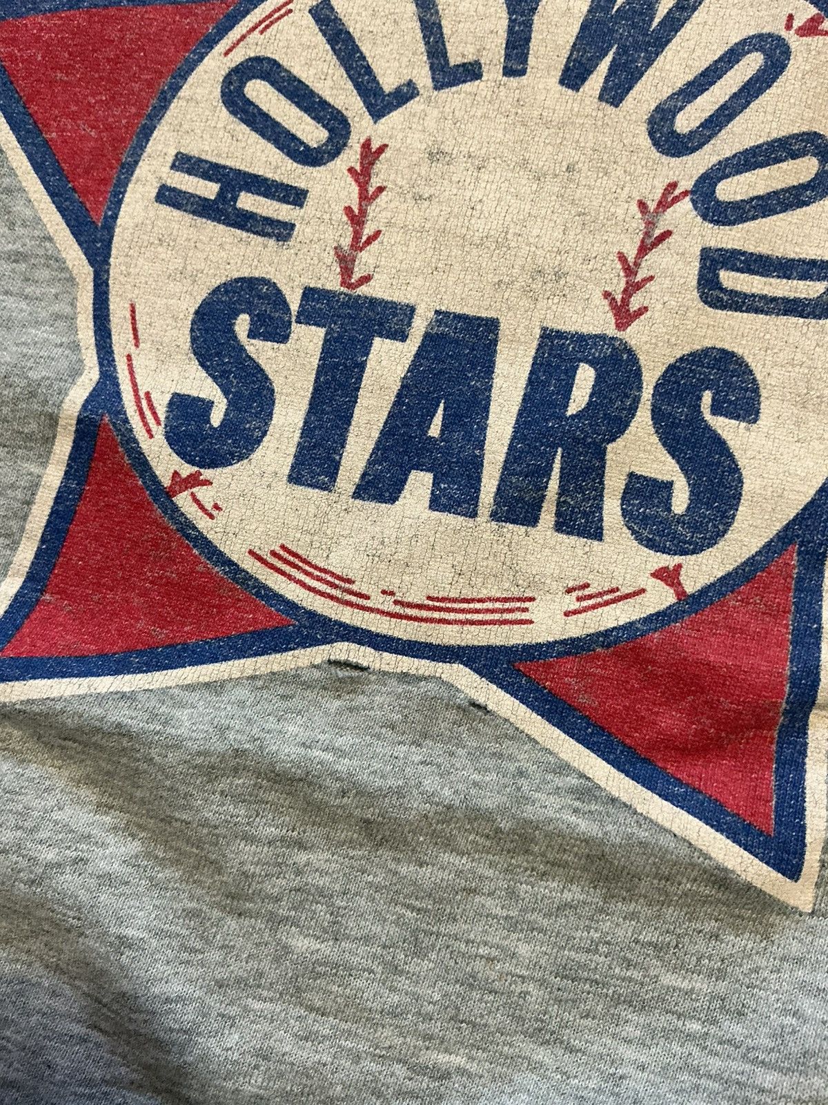 Vintage Vintage Ebbets Field Hollywood Stars Baseball T-Shirt Size US XL / EU 56 / 4 - 10 Thumbnail