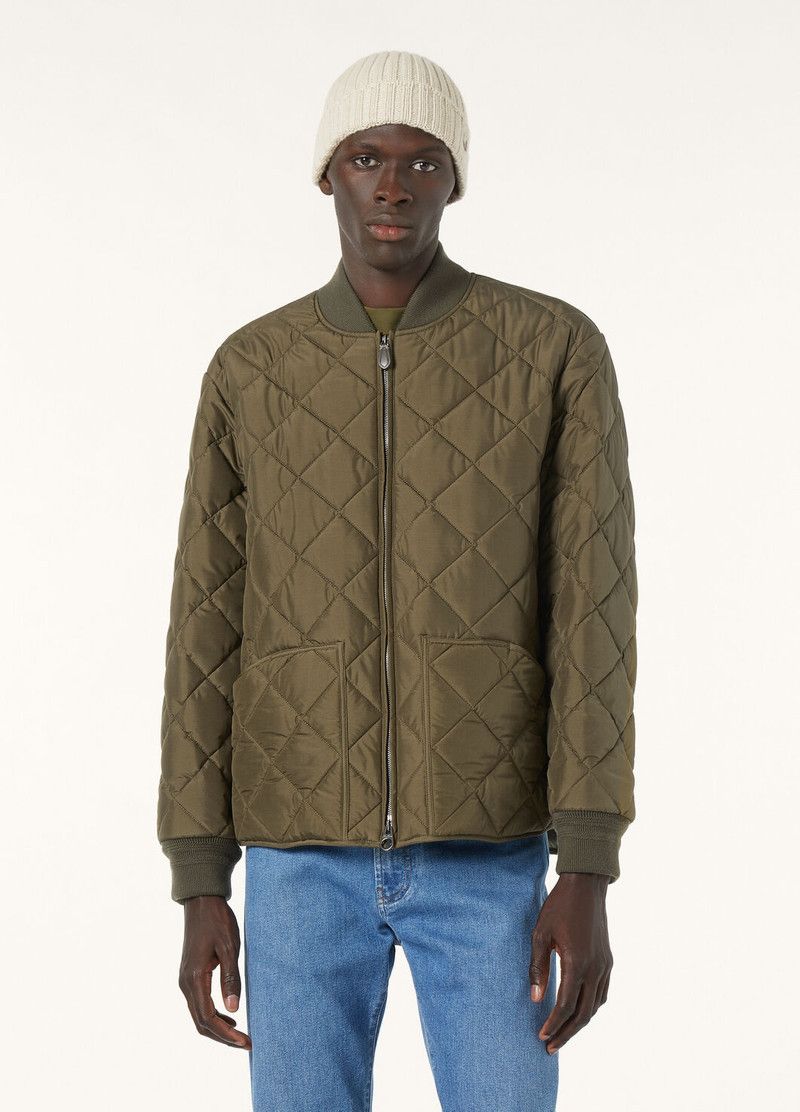 Loro Piana o1w1db10226 FAP0946 Benson Bomber Jacket in Green Size US S / EU 44-46 / 1 - 4 Thumbnail