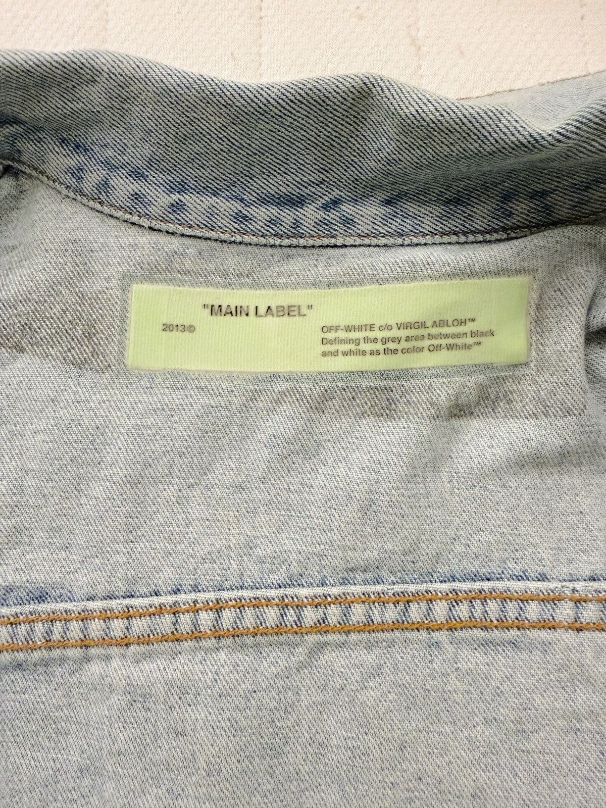 Off-White Off-White Temperature Denim Jacket Size US S / EU 44-46 / 1 - 3 Thumbnail