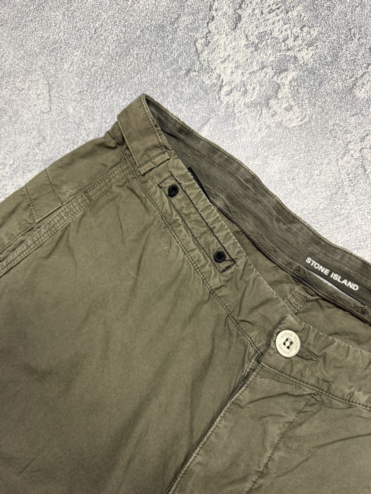 Stone Island Stone Island Denim Crazy Cargo Baggy Pants Japanese Style Size US 33 - 7 Thumbnail