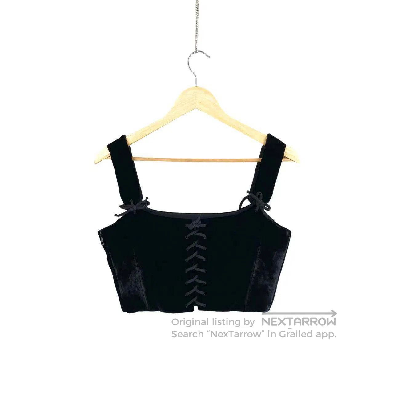 Dior Dior Velvet back strap suspender top| Size XXS / US 00 / IT 34 - 2 Thumbnail
