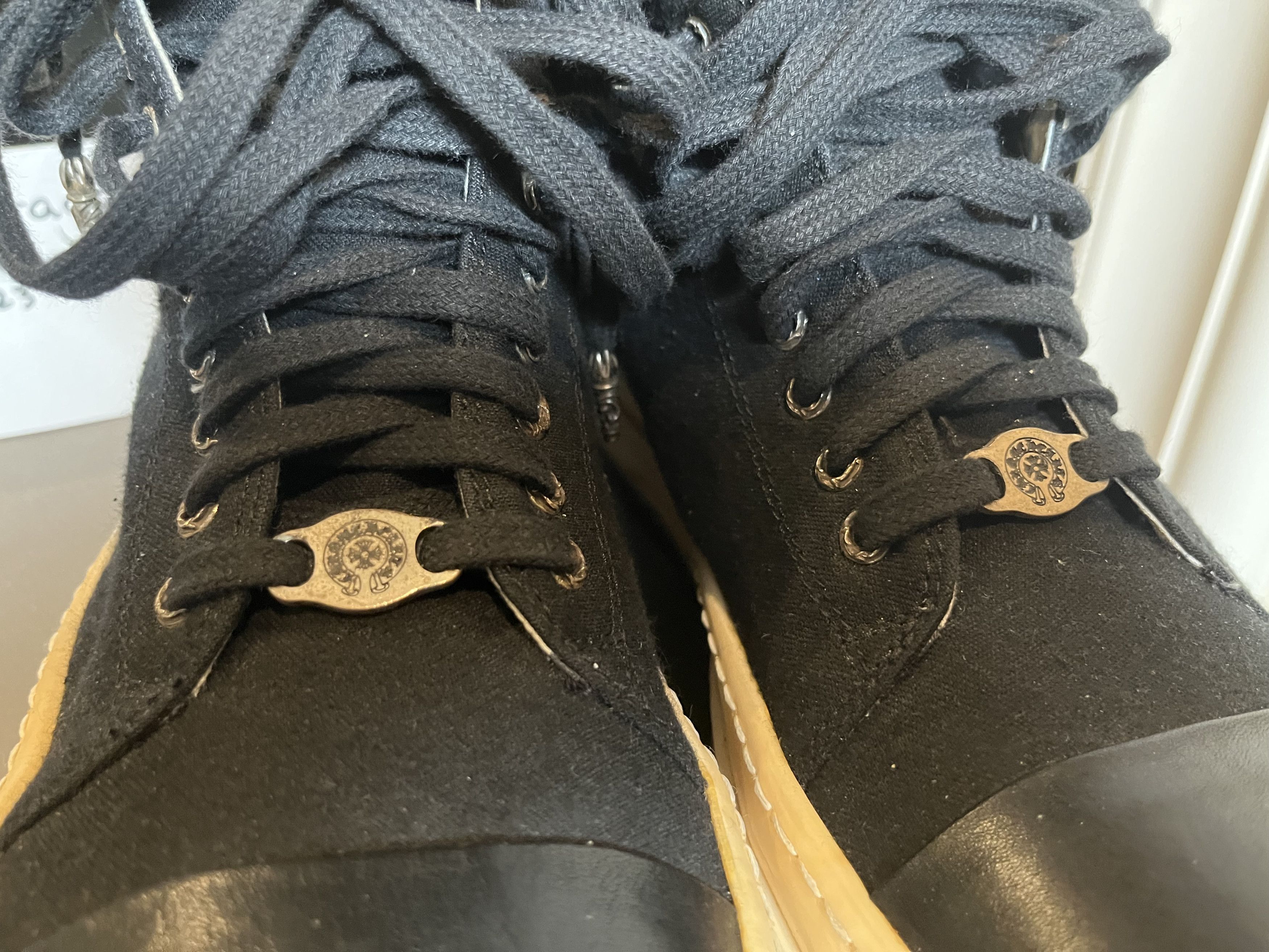 Chrome Hearts × Rick Owens RICK OWENS CHROME HEARTS RAMONES, BLACK TOE, STAPLE HEEL Size US 11 / EU 44 - 6 Thumbnail