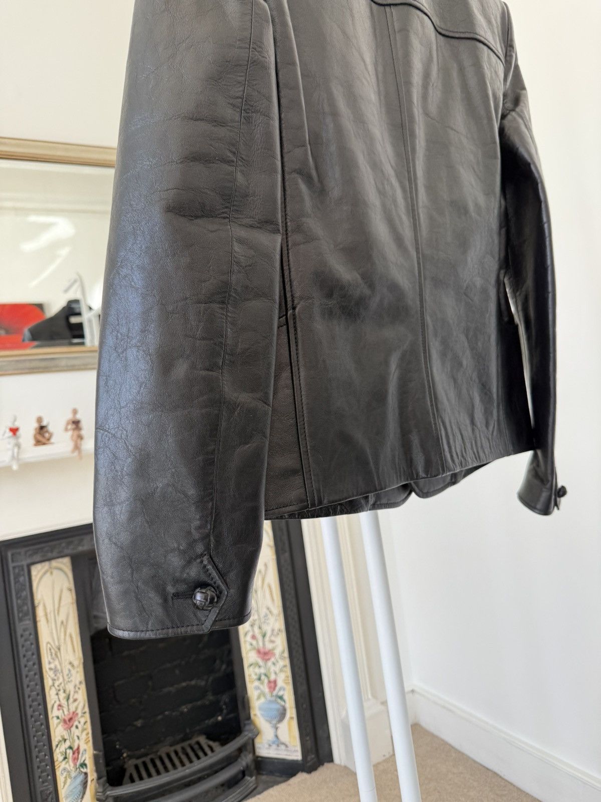 Saint Laurent Paris SS19 Saint Laurent Runway Western Leather Jacket Size US M / EU 48-50 / 2 - 8 Thumbnail