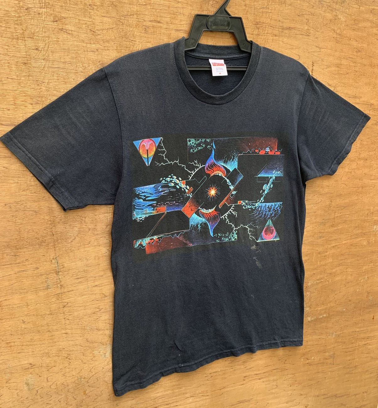 Supreme Distressed Faded Supreme Nicholson Tee 2015 Size US M / EU 48-50 / 2 - 4 Thumbnail