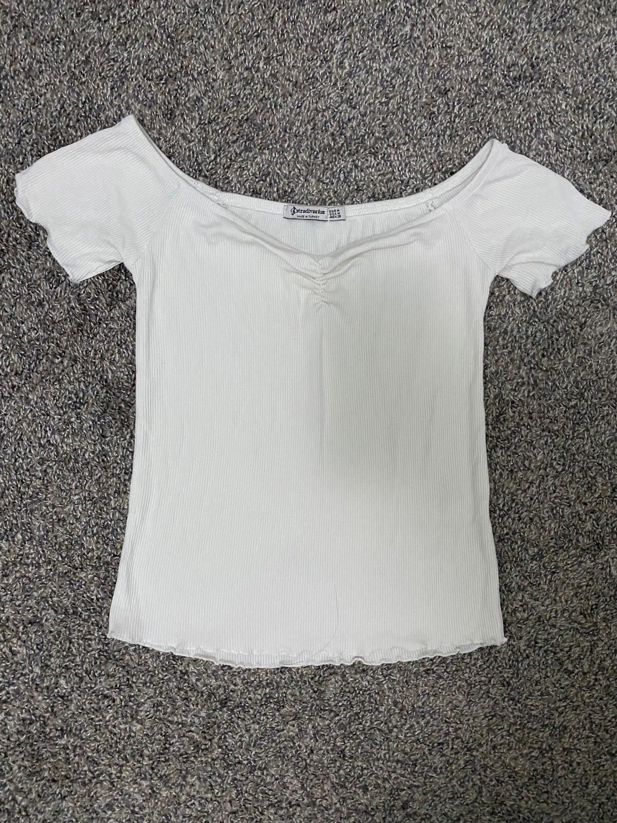 Other STRADIVARIUS Off-Shoulder Knit Sweetheart Top (MEDIUM) Size M / US 6-8 / IT 42-44 - 5 Thumbnail
