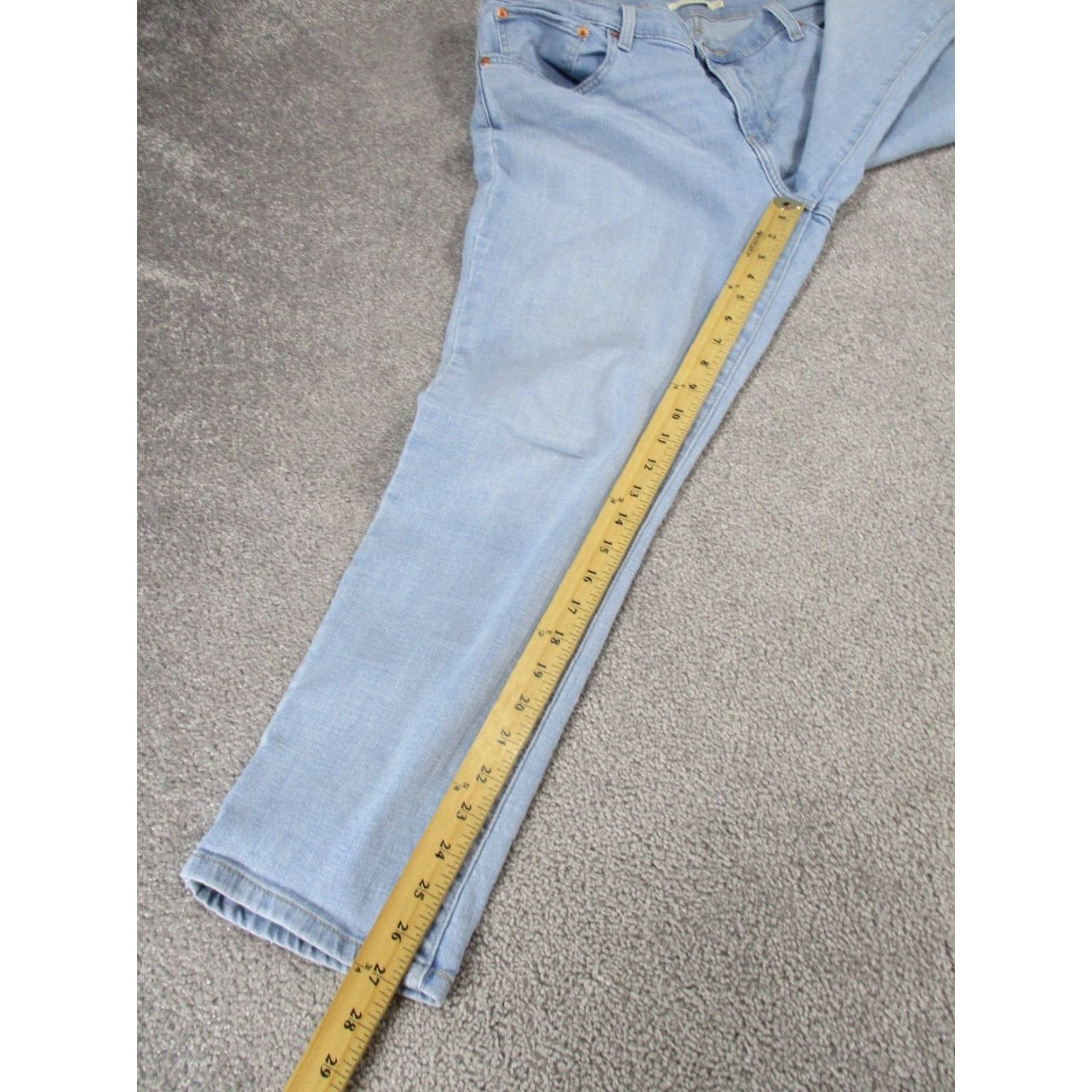Levi's LEVI'S VINTAGE Boyfriend Jeans Womens 33 Blue Light Wash Denim *Stains Regular Size 24" / US 00 / IT 34 - 5 Thumbnail