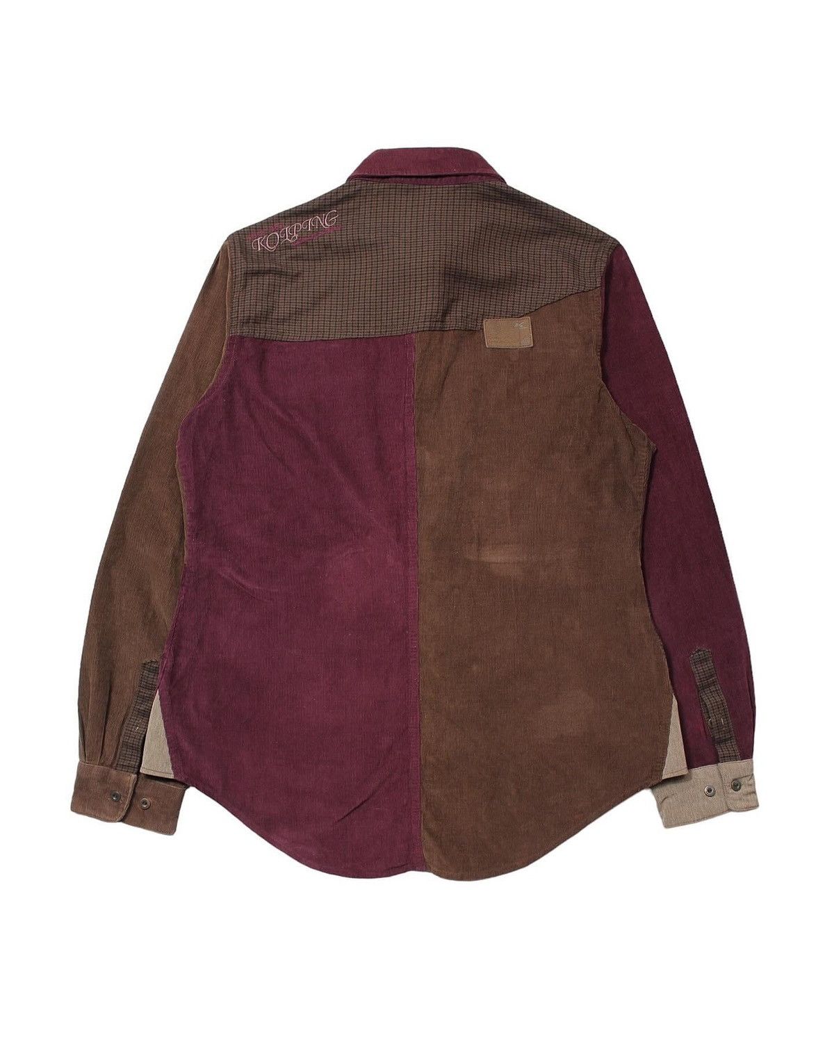 Japanese Brand 2000S KOLPING PATCHWORK CORDUROY SHIRT Size US L / EU 52-54 / 3 - 2 Thumbnail