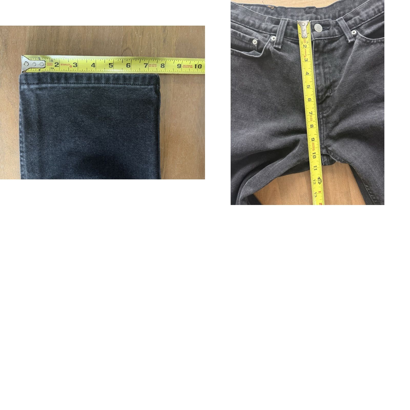 Polo Ralph Lauren Polo Jeans Co Ralph Lauren Saturday Jeans Women’s 32x28 Straight Leg Black Denim Size 30" / US 8 / IT 44 - 8 Thumbnail