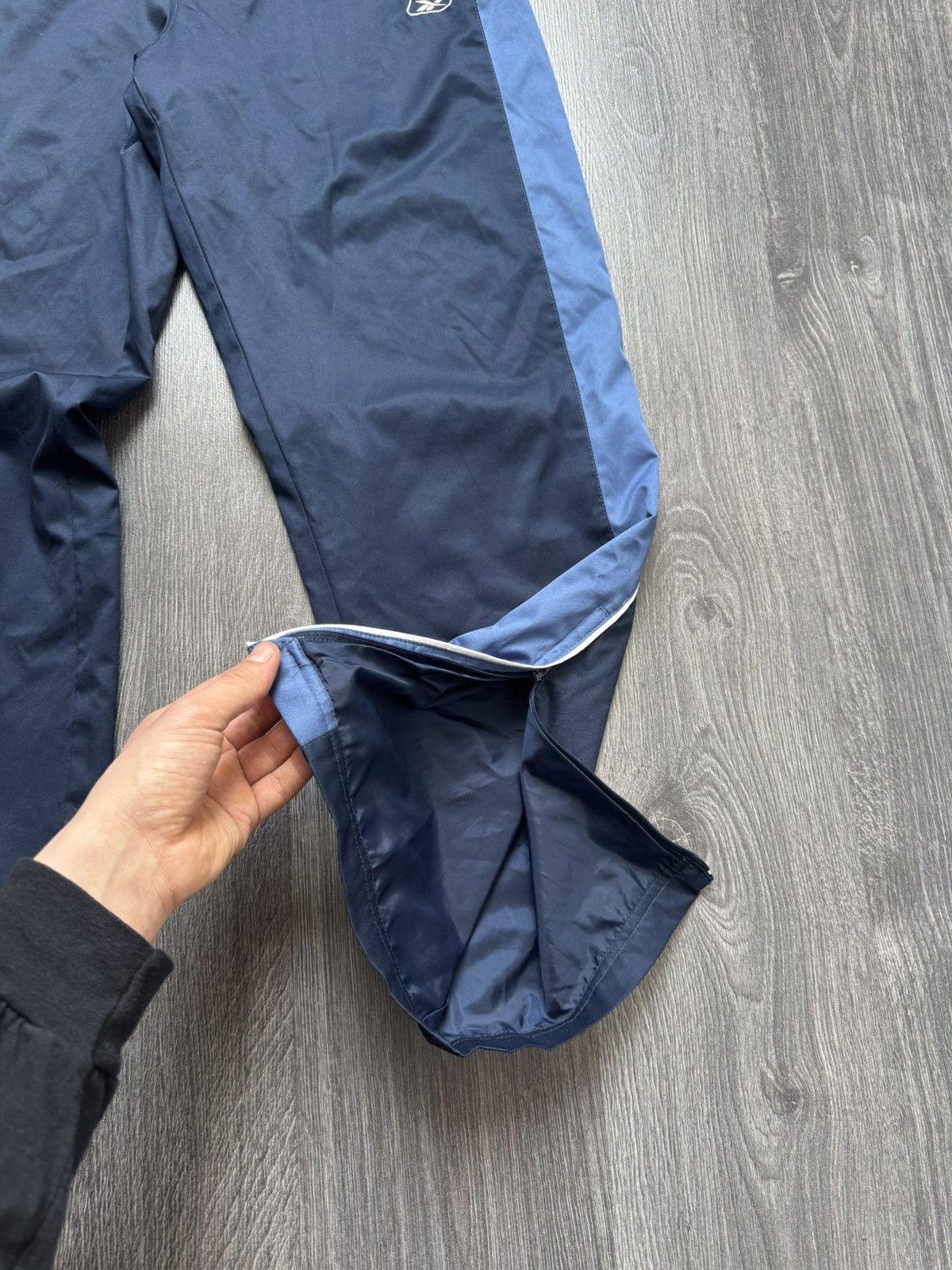 Reebok × Vintage Y2K Vintage Reebok Nylon Drill Zip Pants Size US 32 / EU 48 - 3 Thumbnail