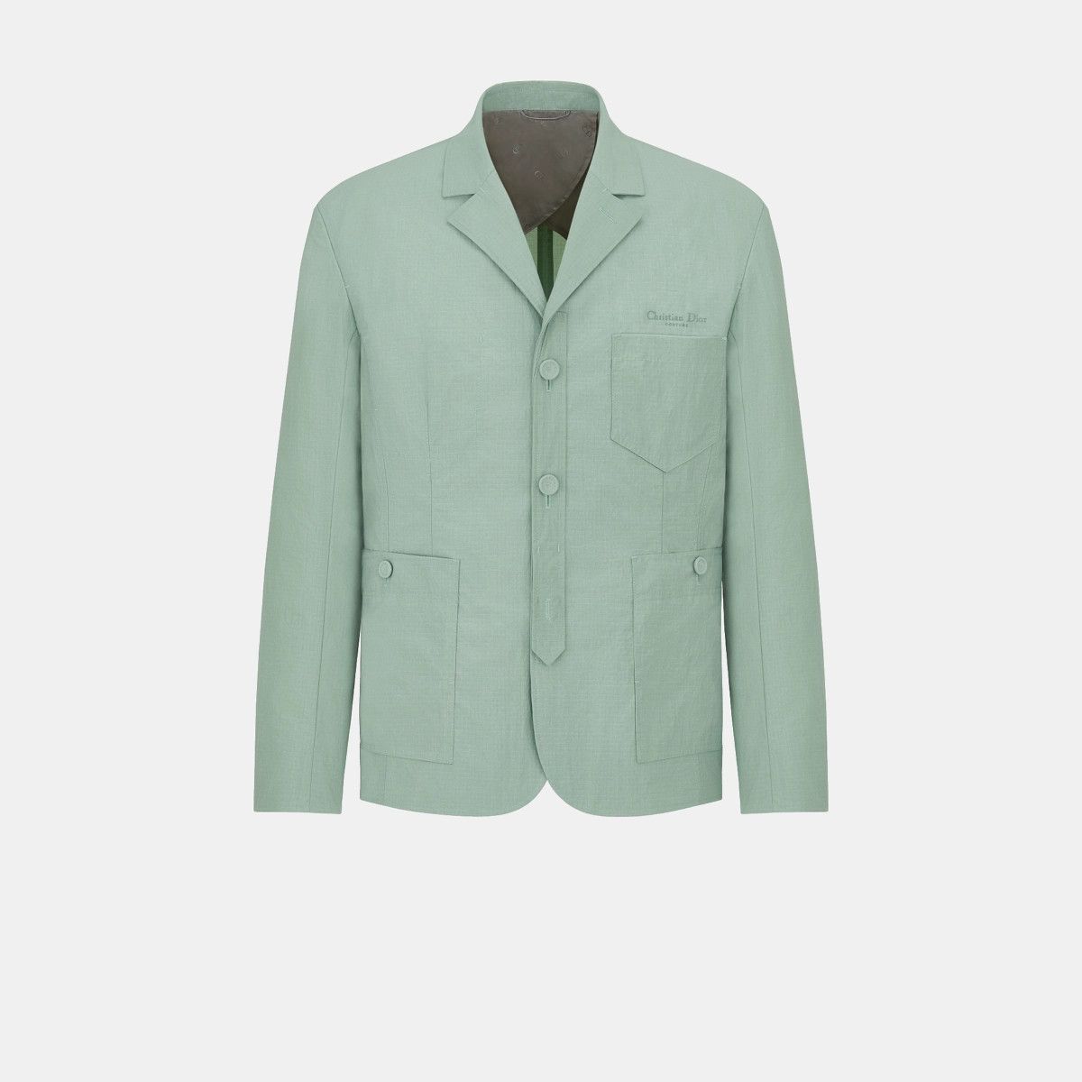 Dior o1bcso1str1224 Workwear Jacket in Mint Green Size US M / EU 48-50 / 2 - 1 Thumbnail