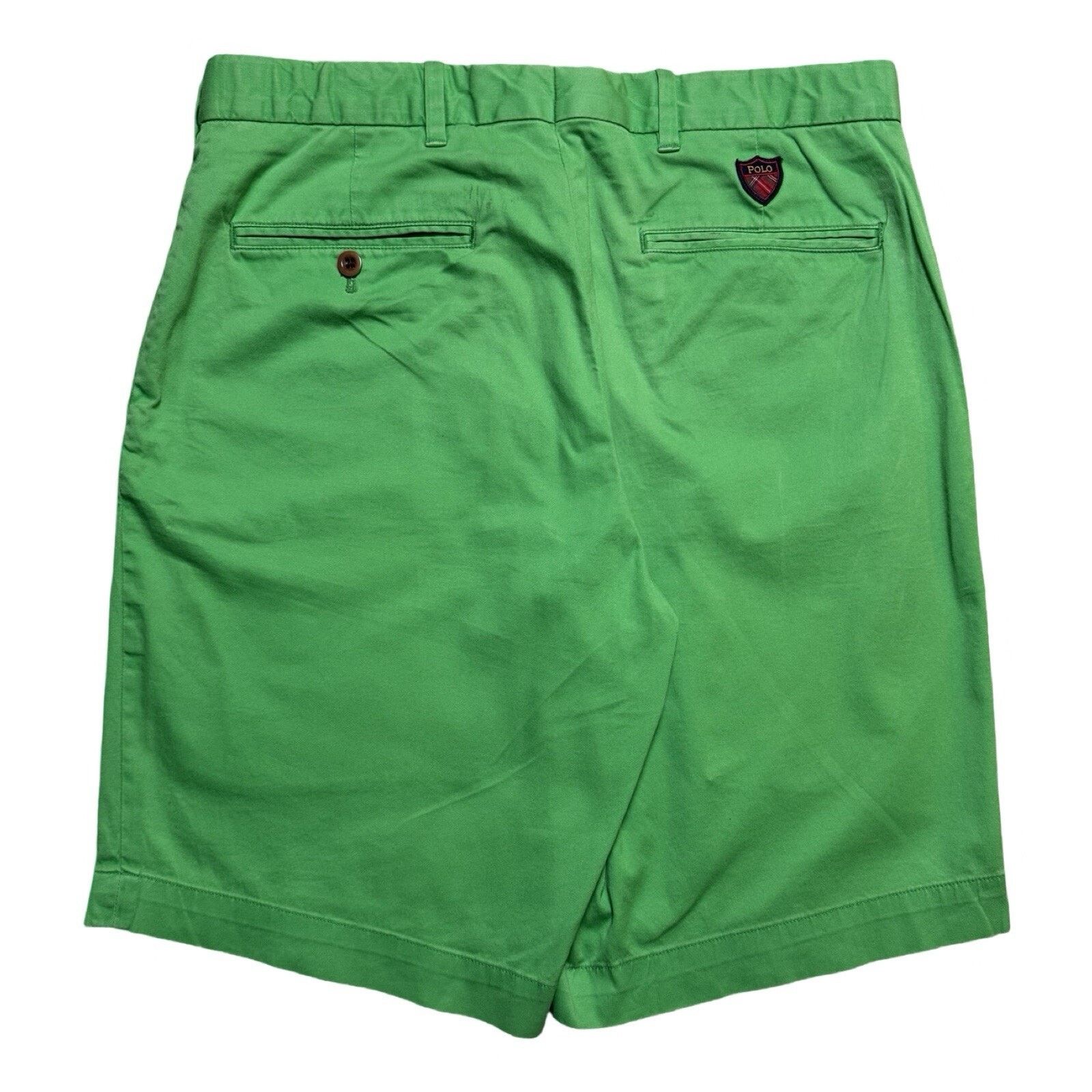 Polo Ralph Lauren Polo Ralph Lauren Shorts Mens Cotton Twill Stretch Green 30 Size US 30 / EU 46 - 8 Thumbnail
