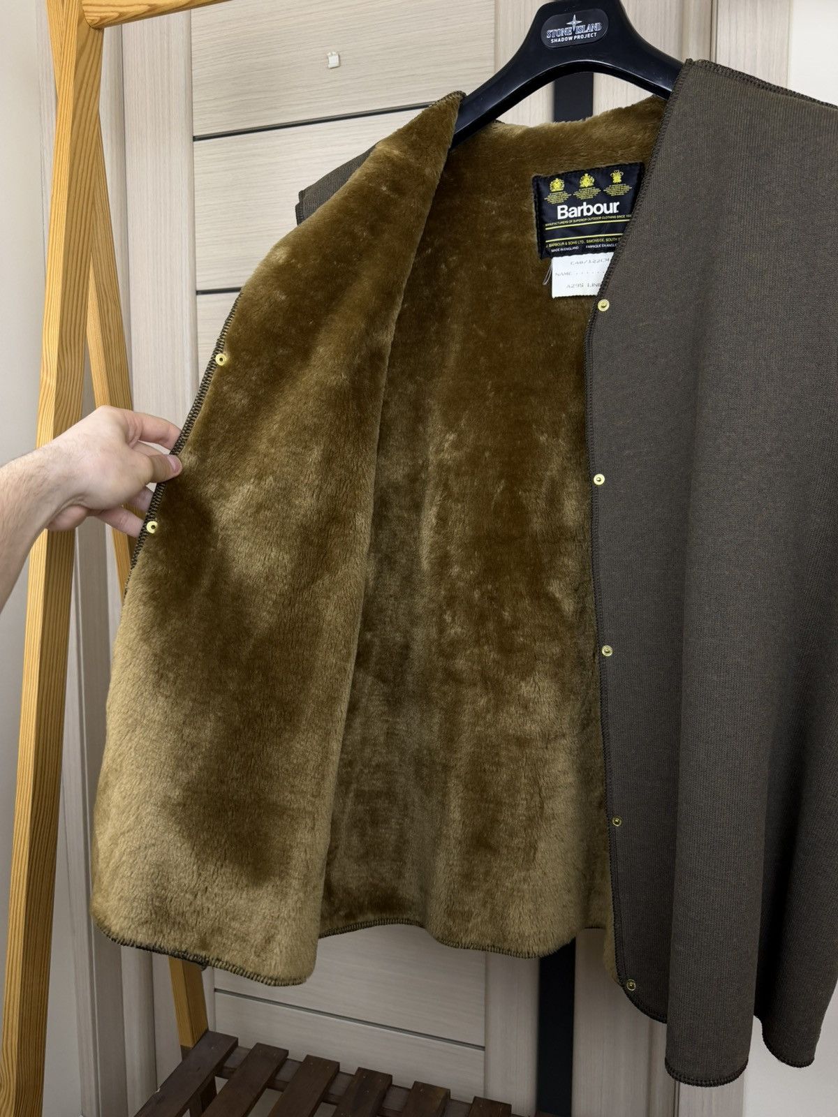 Barbour Barbour A297 Acrylic Lining Warm Pile Liner For Wax Jacket Size US XL / EU 56 / 4 - 6 Thumbnail