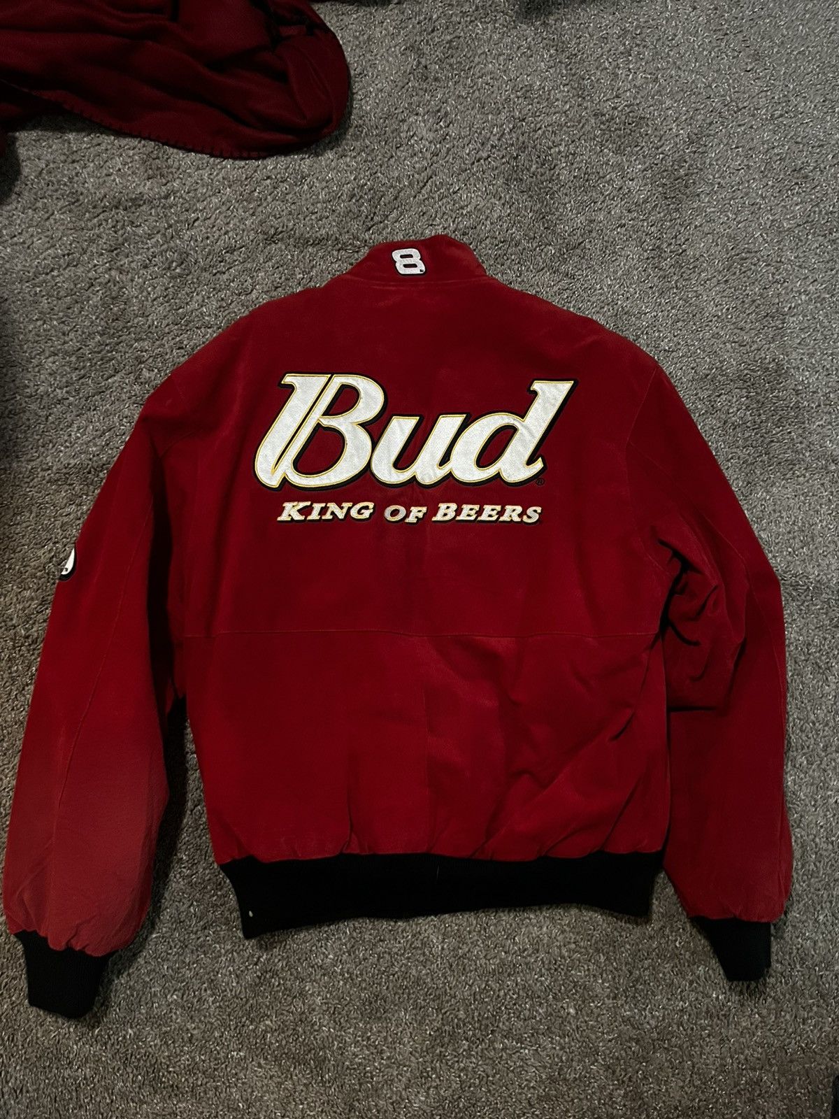 Chase Authentics Budweiser Red Nascar Jacket Size US M / EU 48-50 / 2 - 2 Thumbnail