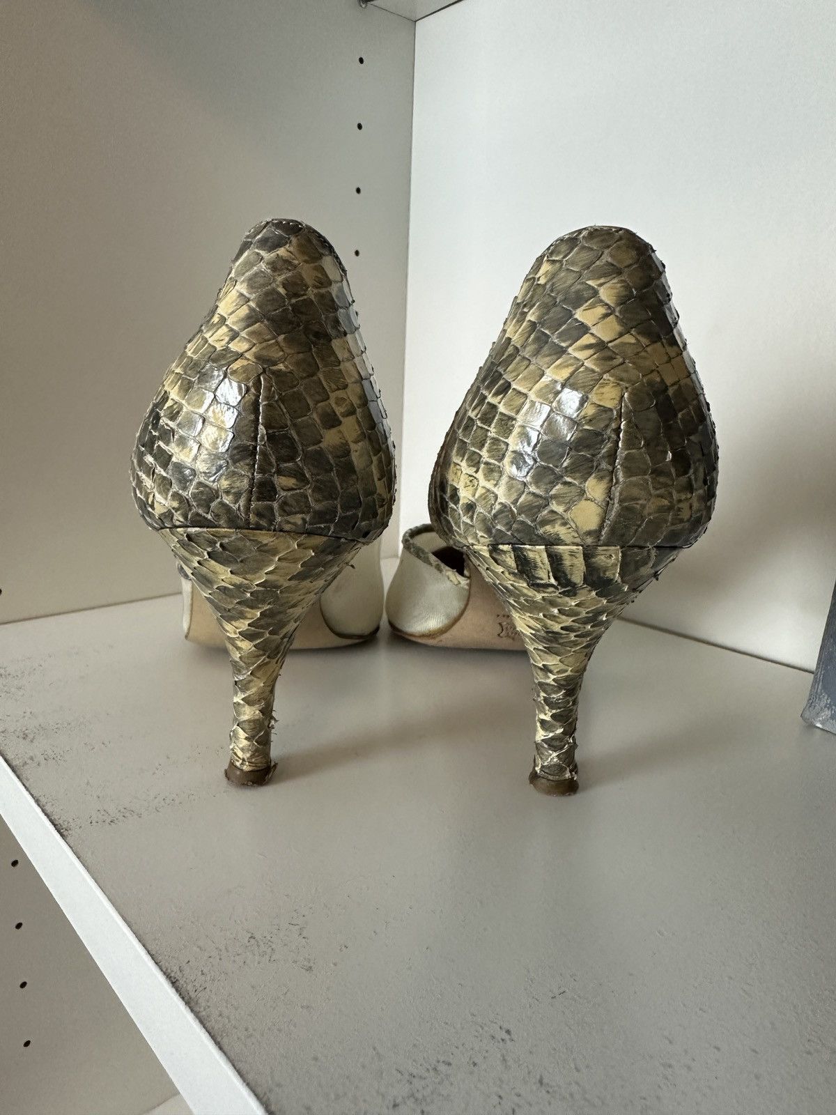 Sonia Rykiel Sonia Rykiel crocodile snake pattern panther leather heels Size US 6.5 / IT 36.5 - 5 Thumbnail