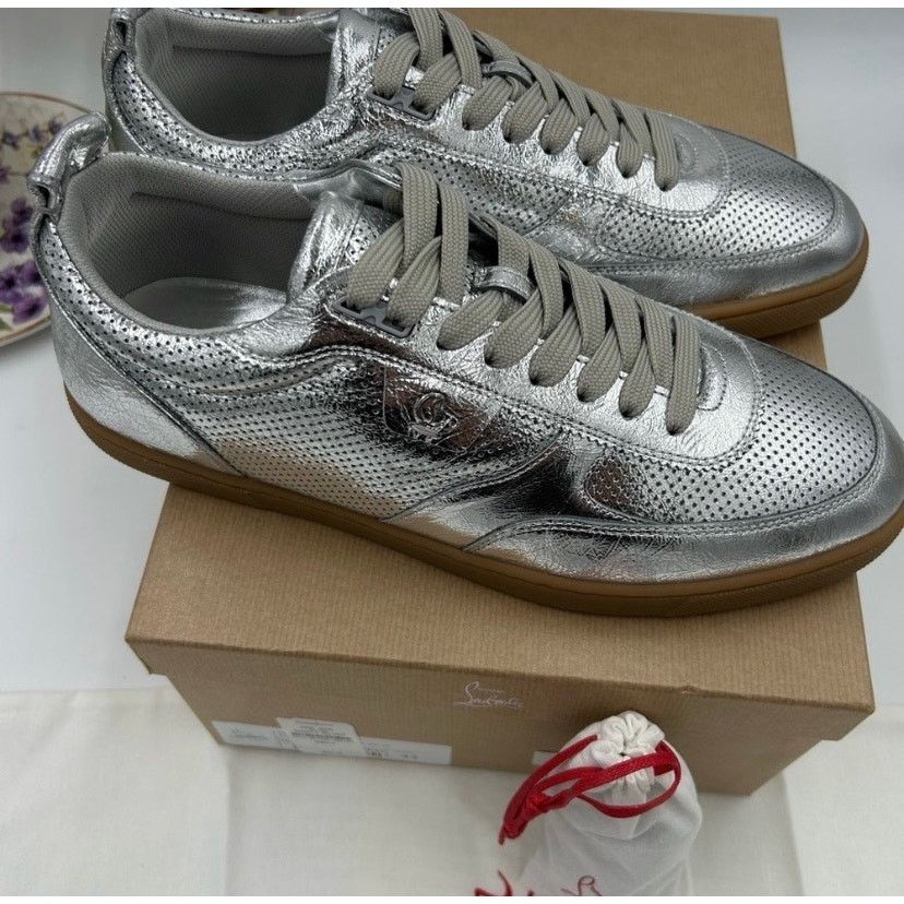 Christian Louboutin Mens Christian Louboutin TUTTI RUI leather sneakers size 44 Size US 11 / EU 44 - 11 Thumbnail
