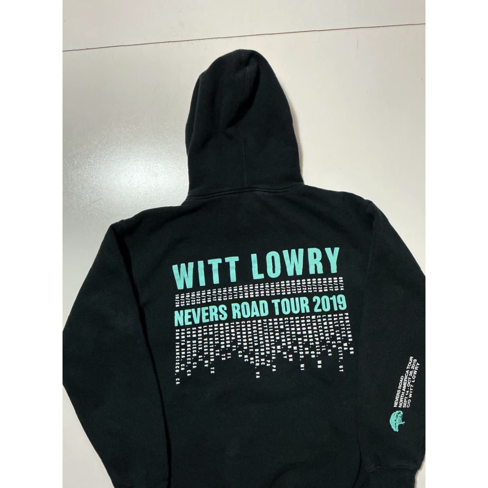 Vintage VINTAGE Witt Lowry Nevers Road Tour 2019 Concert Official Merch Black Pullover Hoodie Small Mens Size US S / EU 44-46 / 1 - 4 Thumbnail