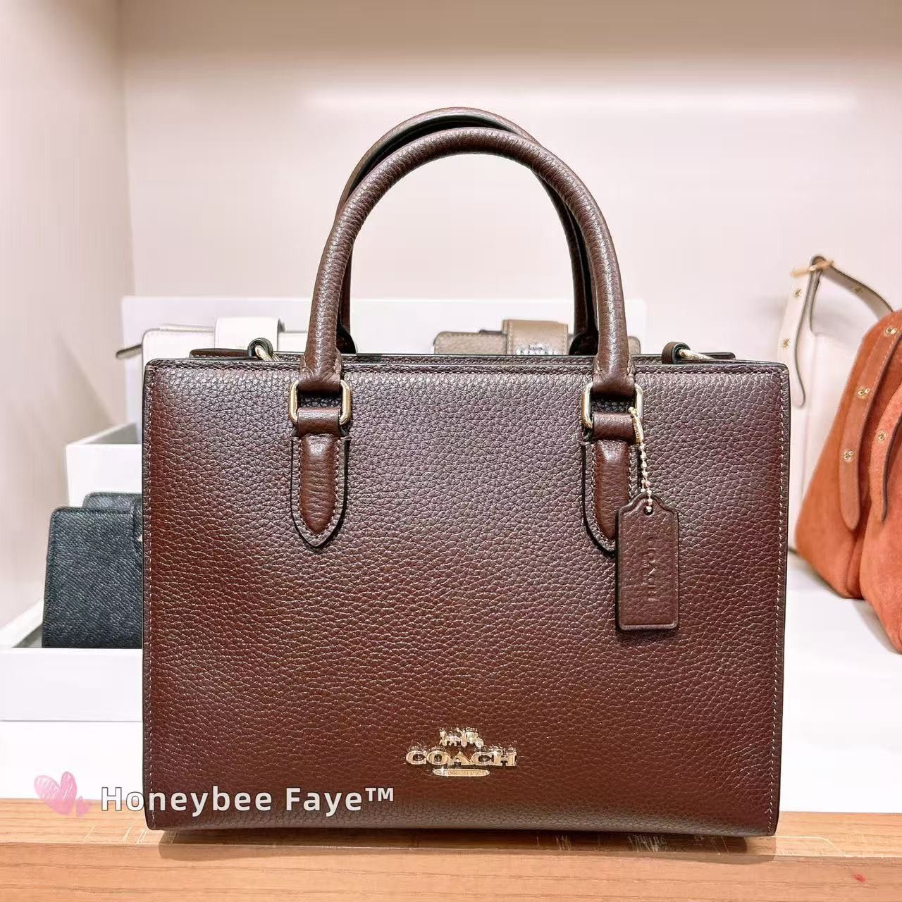 Coach Maggie Small Tote Bag CY668 Gold/Maple Size ONE SIZE - 1 Thumbnail