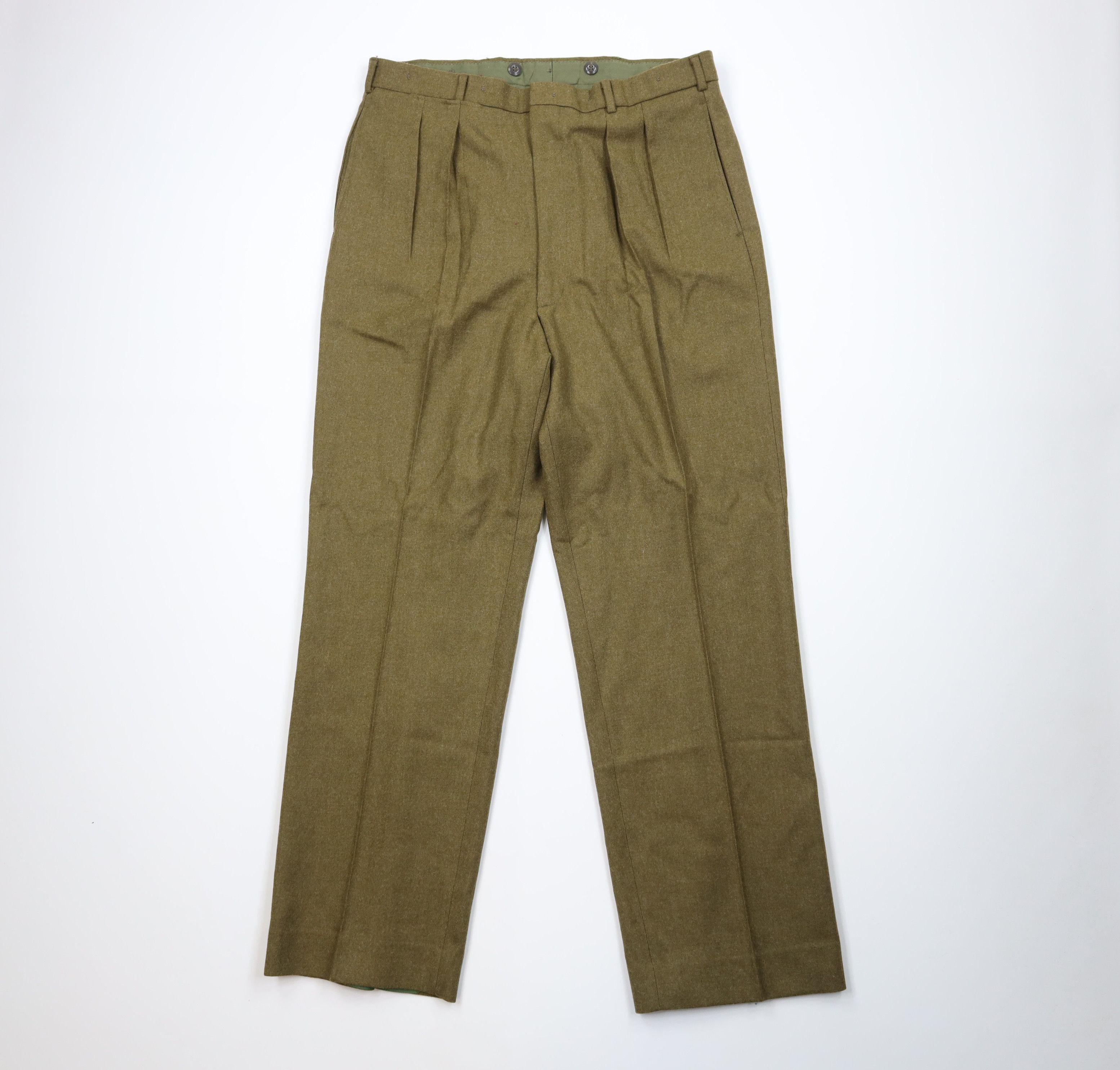 Vintage Deadstock Vintage 90s Australia Military Combat Pants Green Size US 34 / EU 50 - 1 Thumbnail