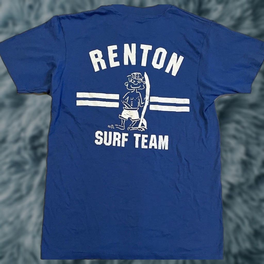 Vintage Vtg 80s Renton Surf Team Faded Shirt S Washington Beach Funny School Grunge 90s Size US S / EU 44-46 / 1 - 1 Thumbnail