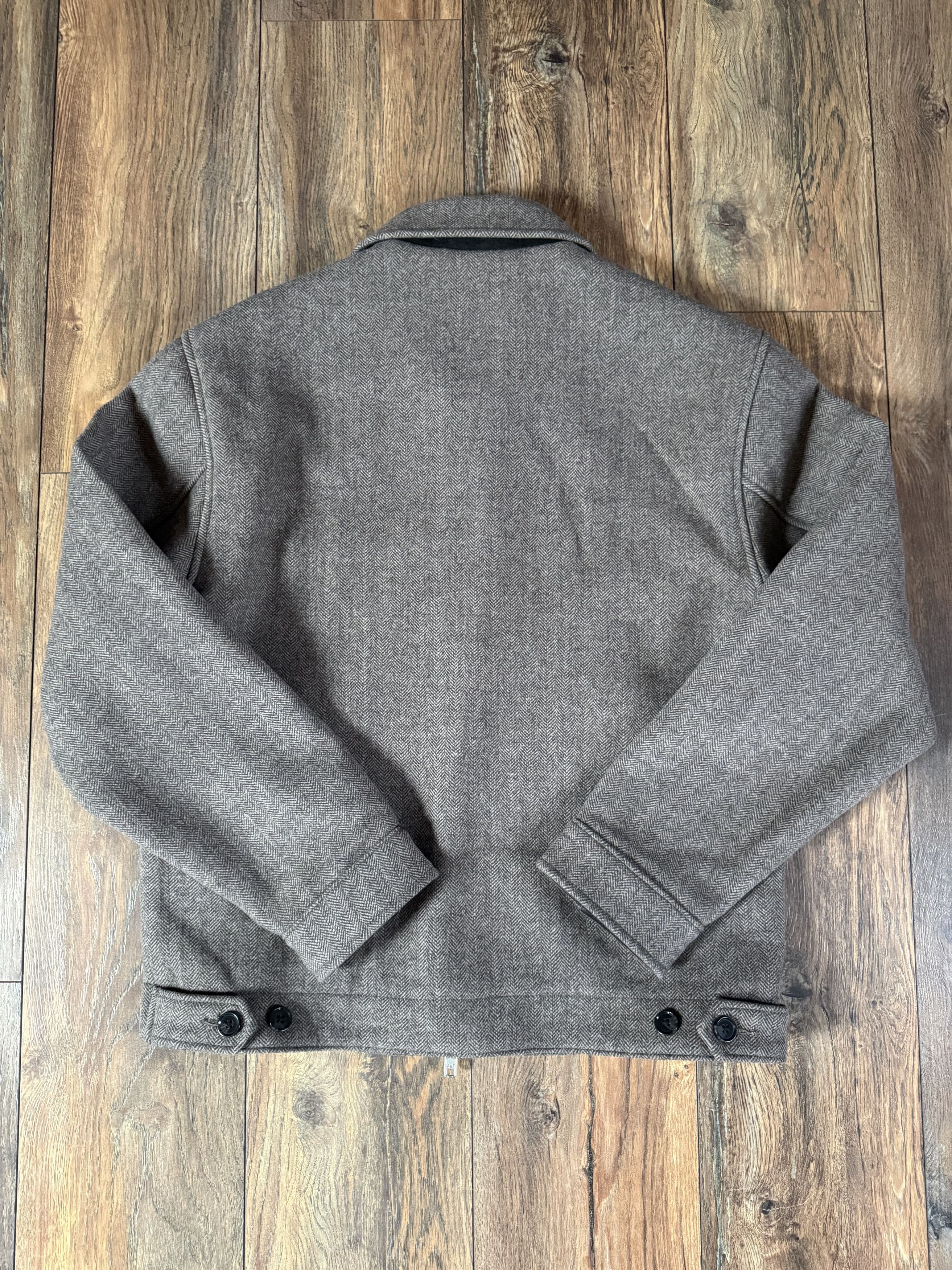 Abercrombie & Fitch Wool-Blend Herringbone Jacket Size US M / EU 48-50 / 2 - 3 Thumbnail