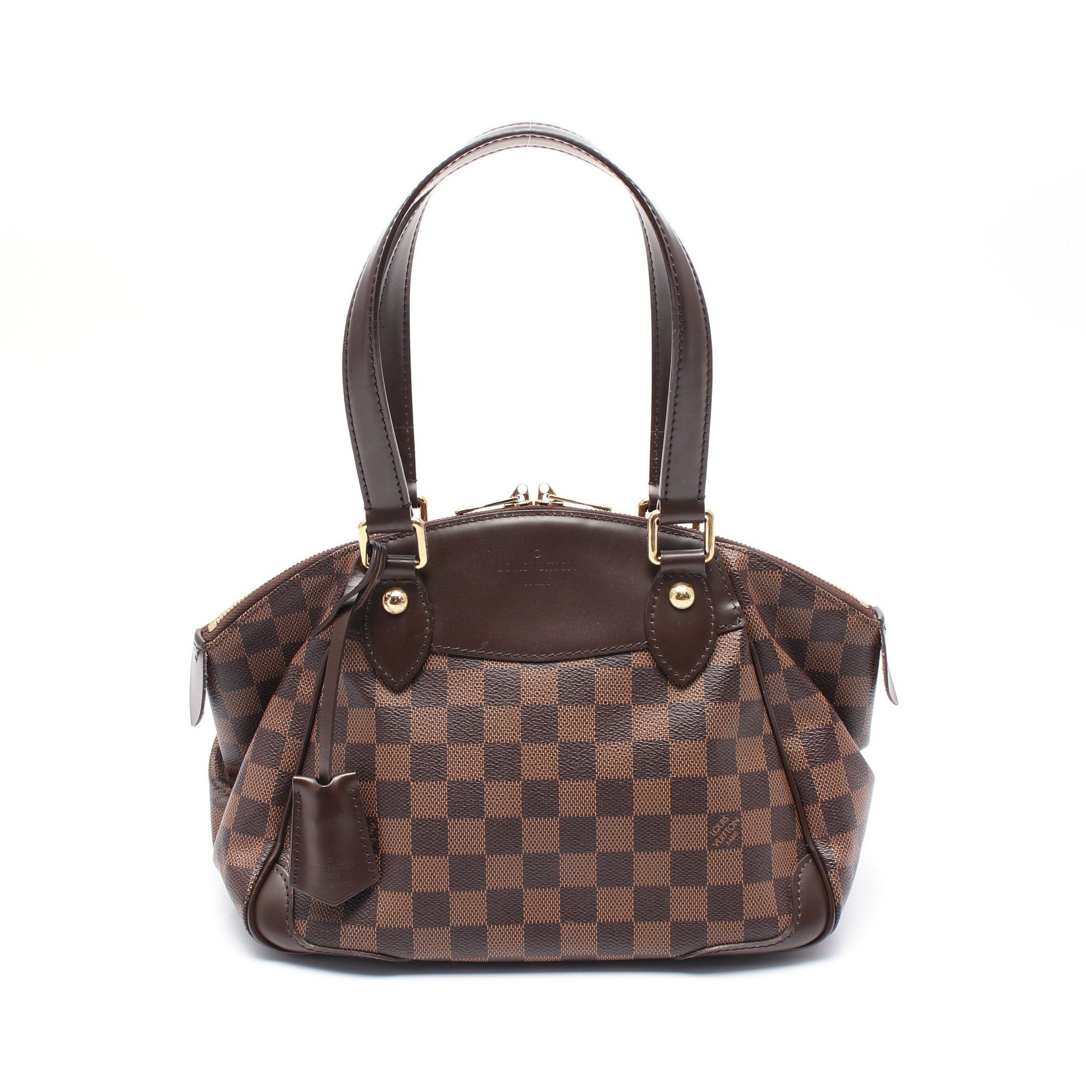 Louis Vuitton Louis Vuitton Verona Pm Damier Ebene Shoulder Bag Leather Brown Size ONE SIZE - 1 Thumbnail