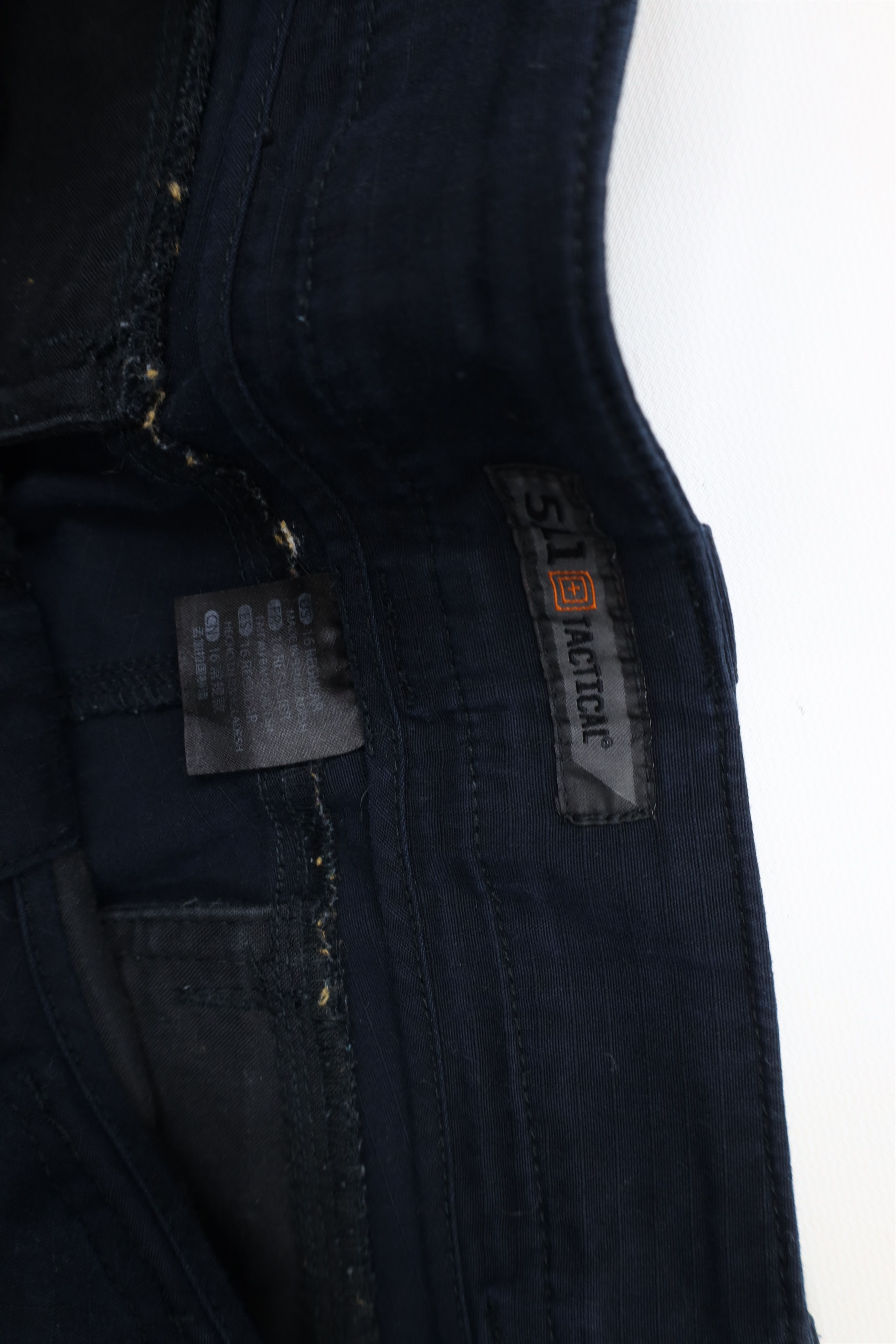 Vintage 5.11 Tactical Series Knee Ripstop Cargo Pants Navy Blue Size 38" / US 16 / IT 52 - 9 Thumbnail