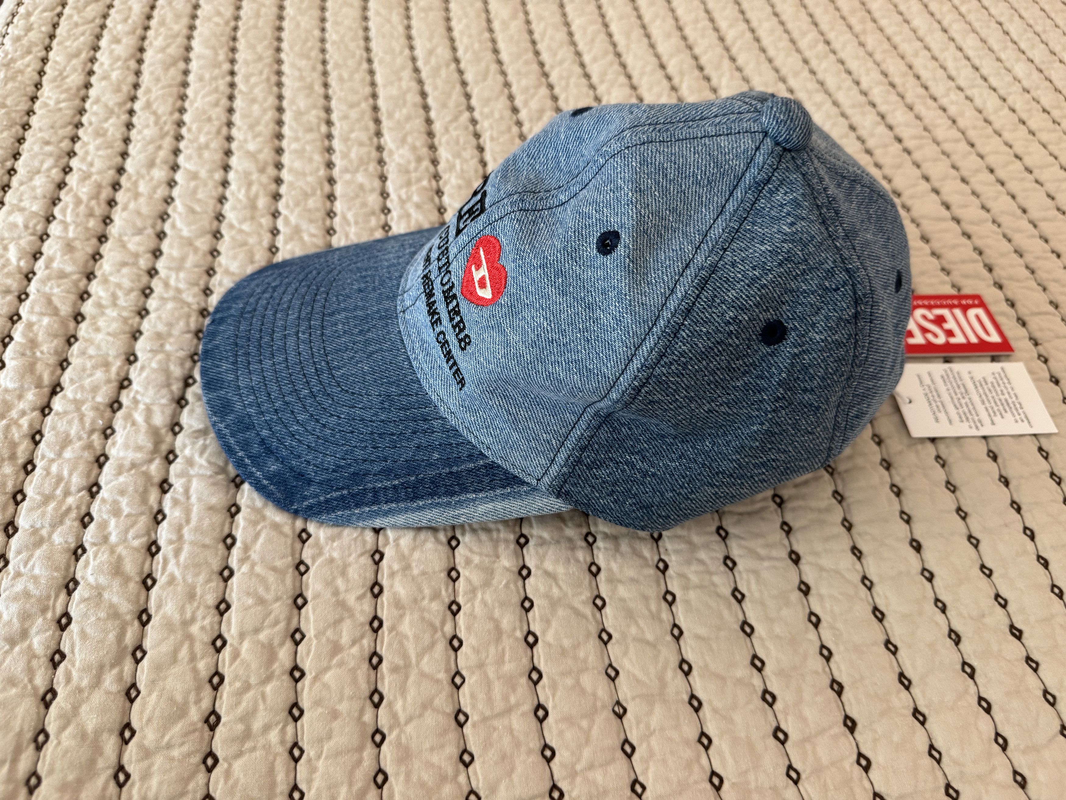 READYMADE READYMADE x DIESEL ONE-OF-A-KIND REPURPOSED DENIM HAT OS NEW Size ONE SIZE - 8 Thumbnail